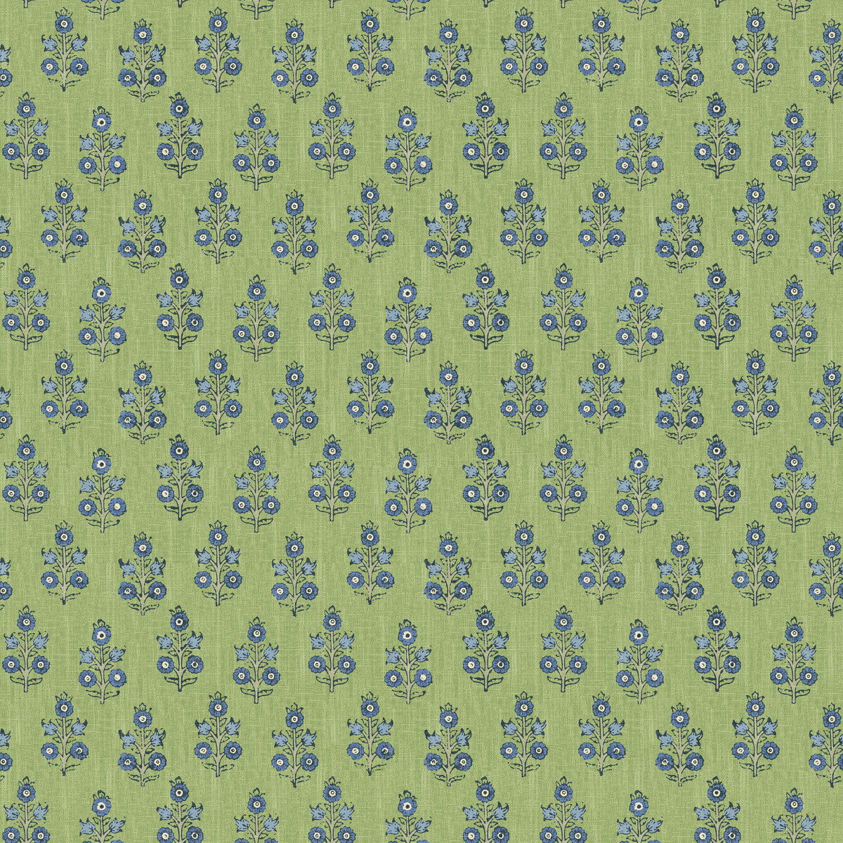 Poppy Sprig-Green/Blue