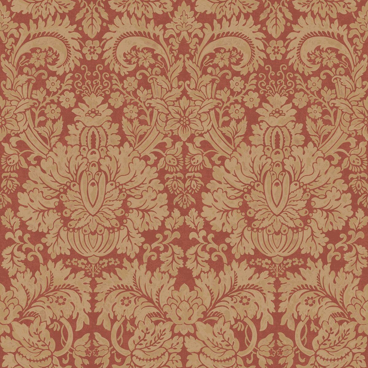 Queen's Damask-Old Red