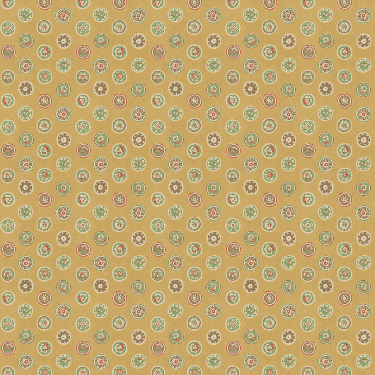 Court Buttons-Ochre