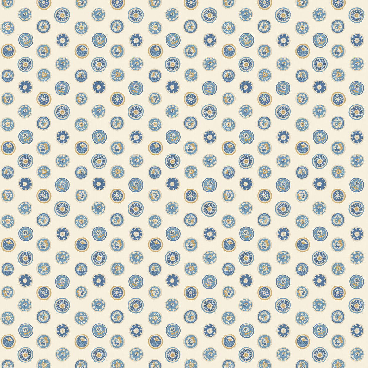 Court Buttons-Blue