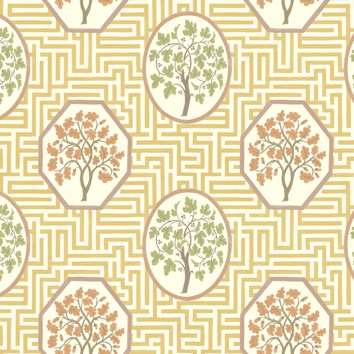Royal Maze-Ochre