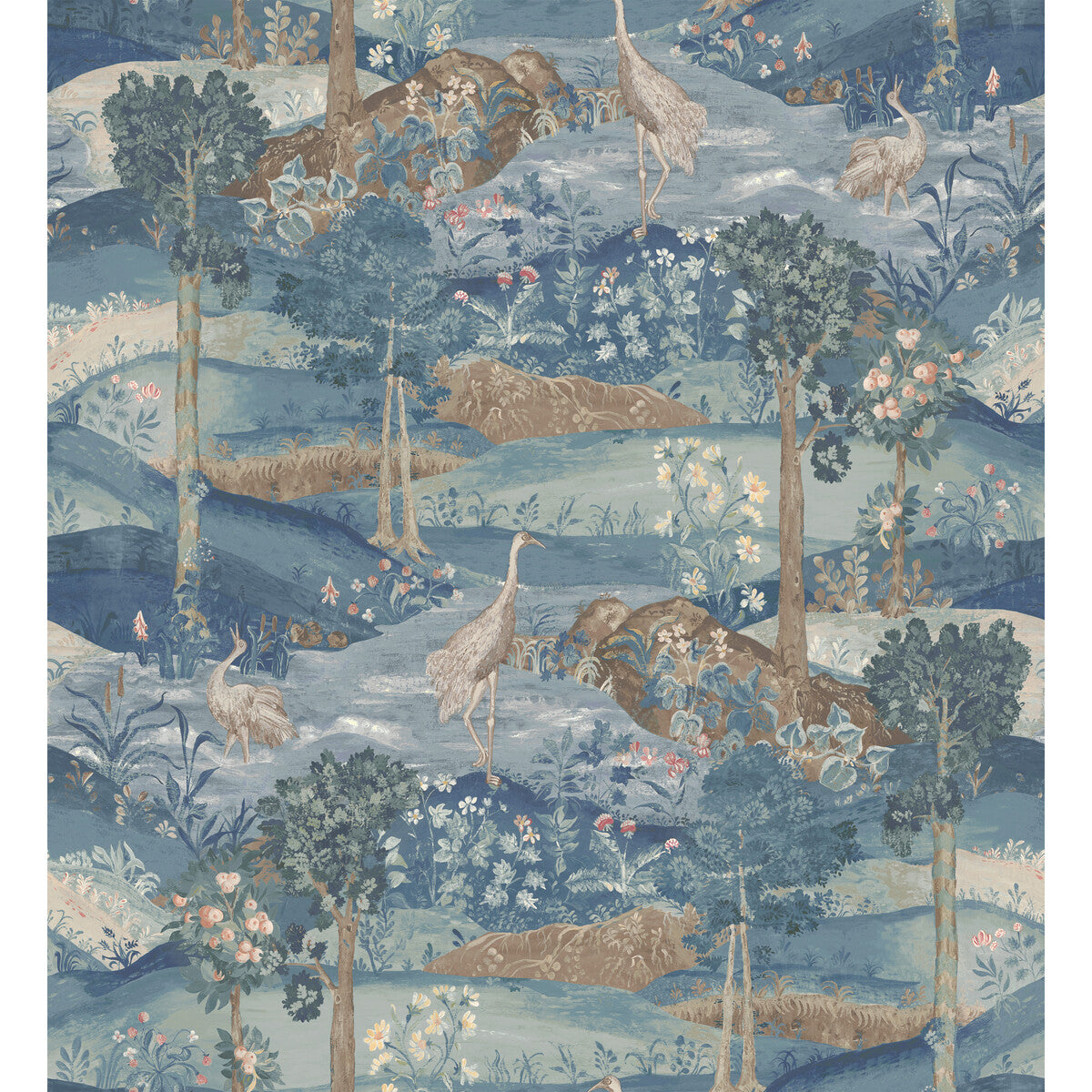 Palace Tapestry-Royal Blue