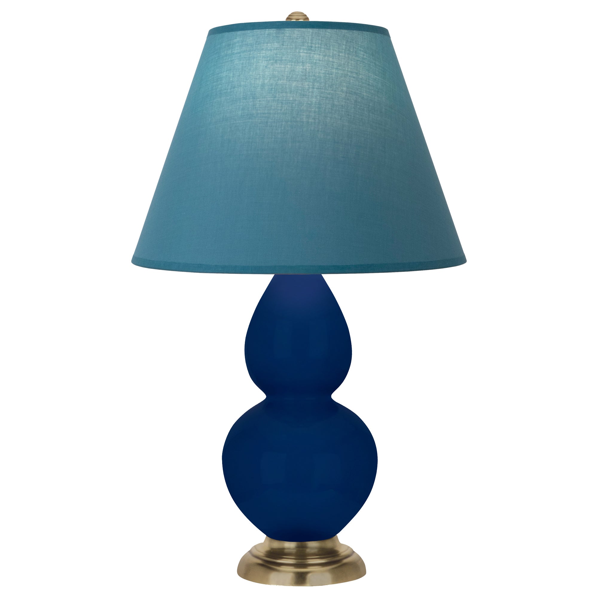 CT10B | Cobalt Small Double Gourd Accent Lamp