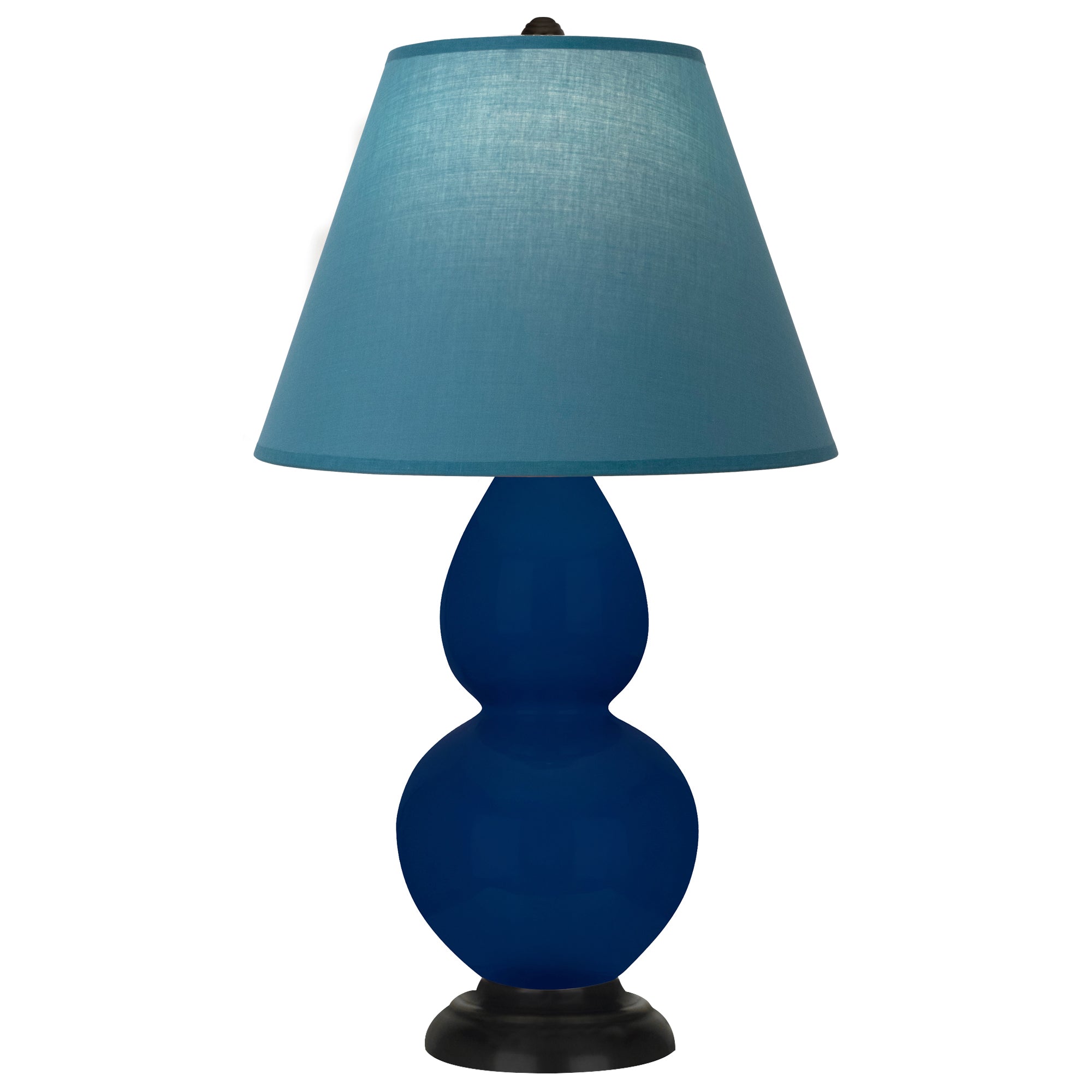 CT11B | Cobalt Small Double Gourd Accent Lamp