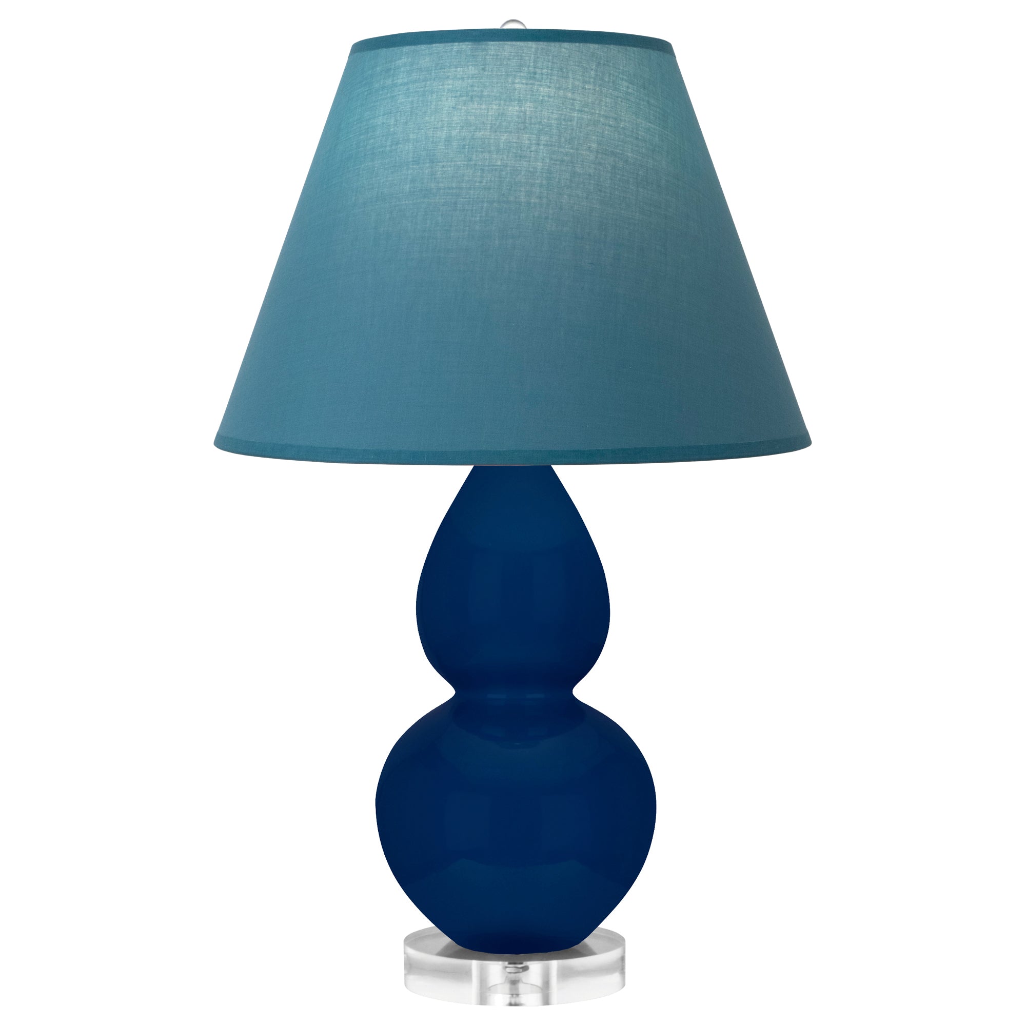 CT13B | Cobalt Small Double Gourd Accent Lamp