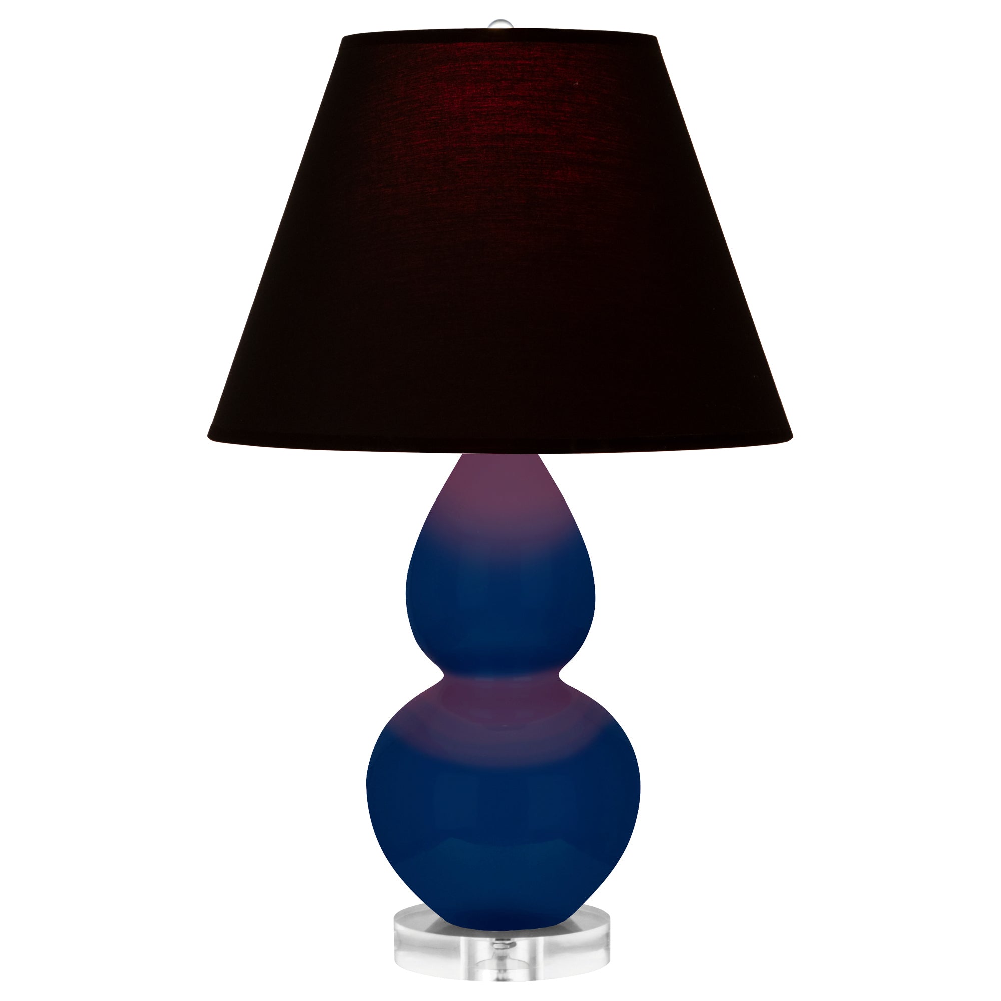 CT13K | Cobalt Small Double Gourd Accent Lamp