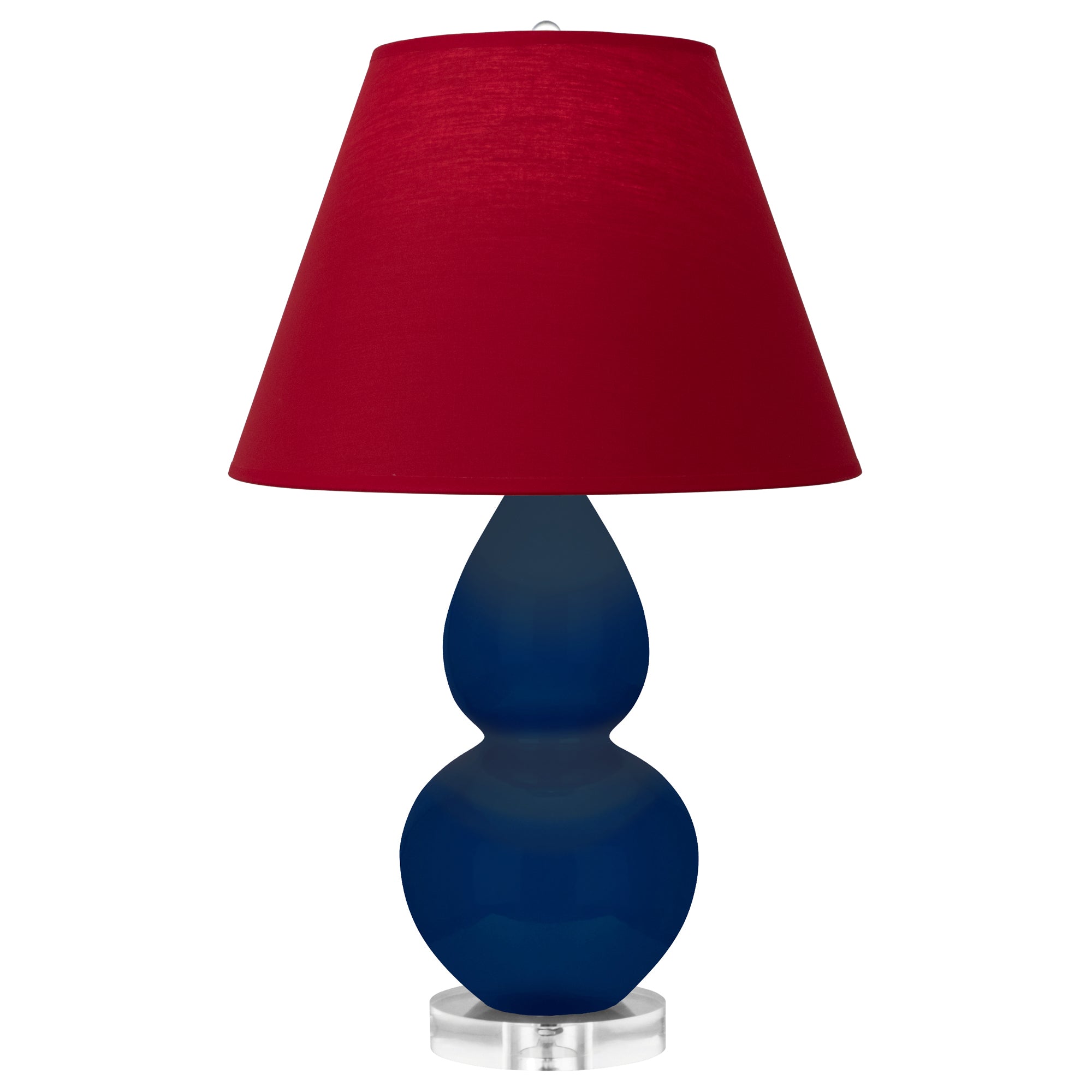 CT13R | Cobalt Small Double Gourd Accent Lamp