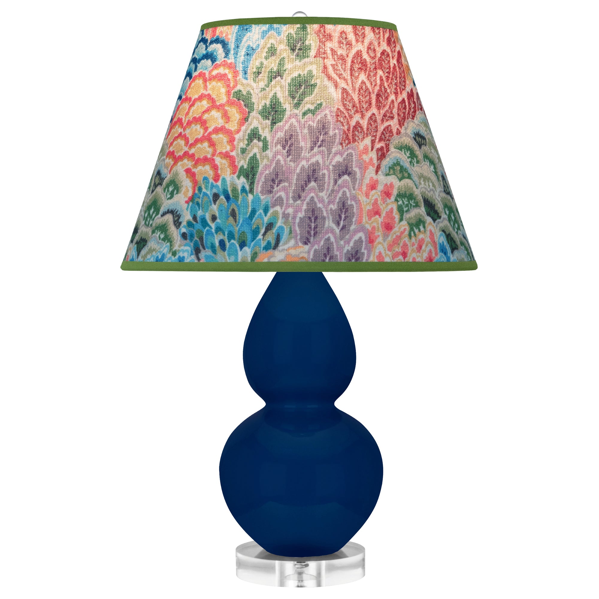CT13S | Cobalt Small Double Gourd Accent Lamp