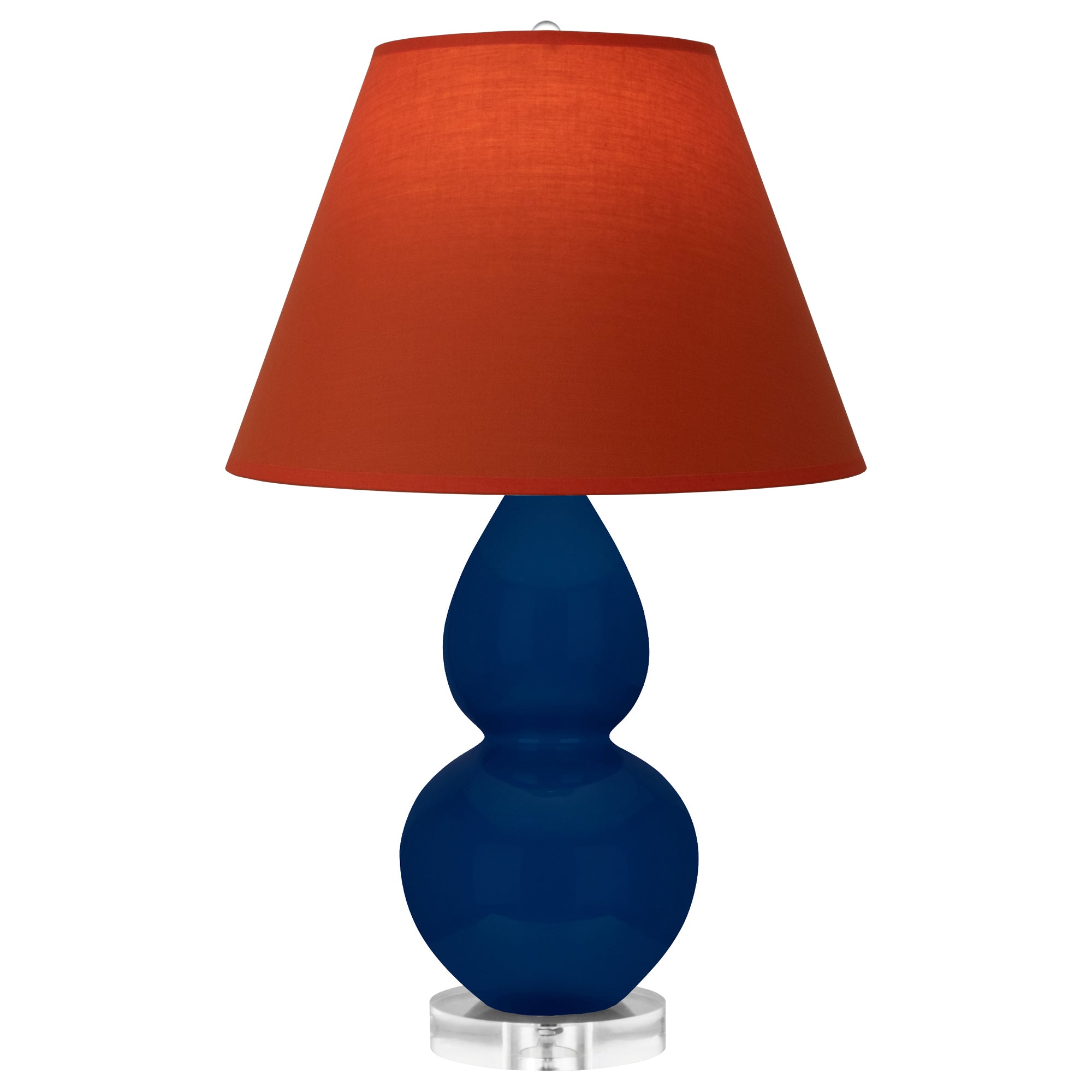 CT13T | Cobalt Small Double Gourd Accent Lamp