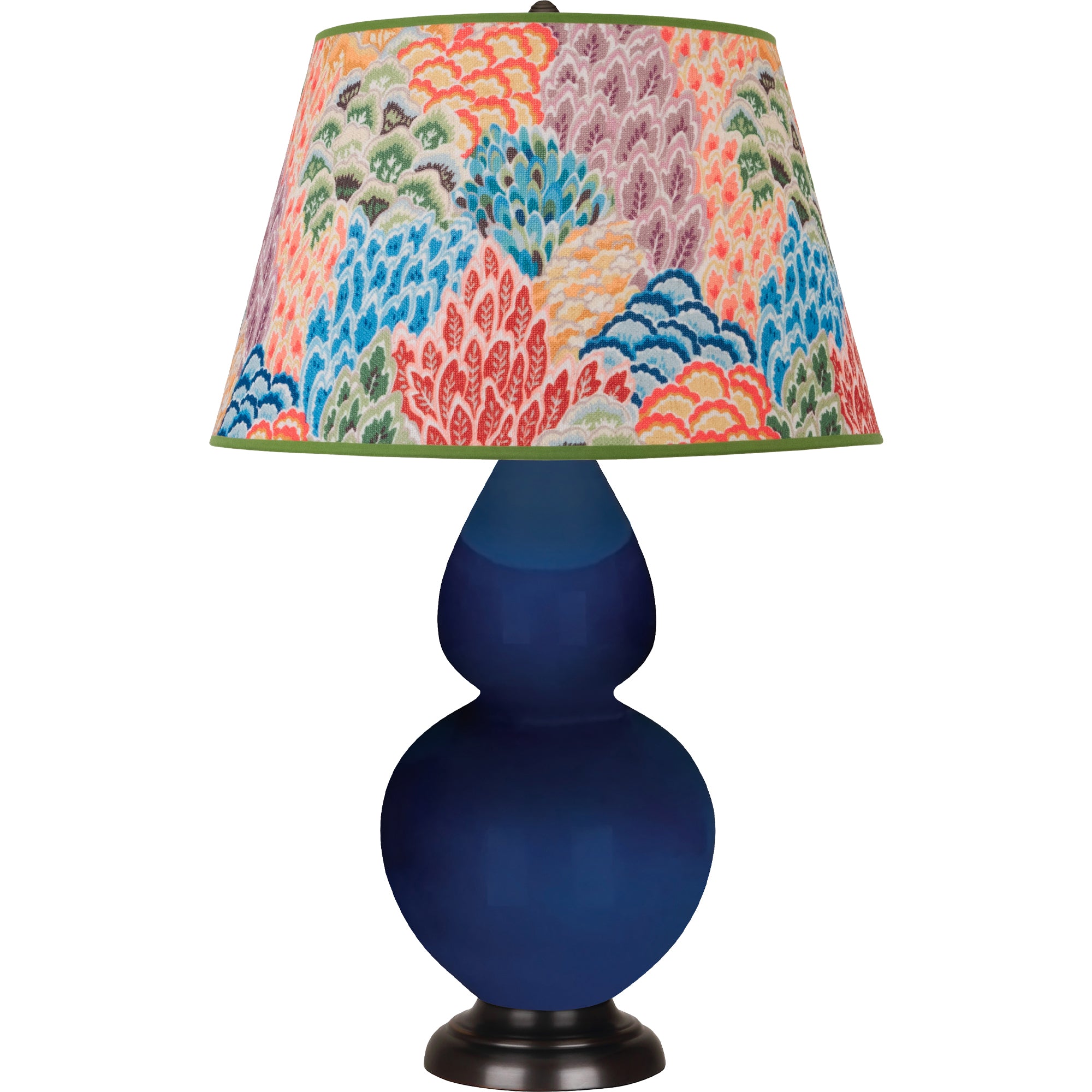 CT21S | Cobalt Double Gourd Table Lamp