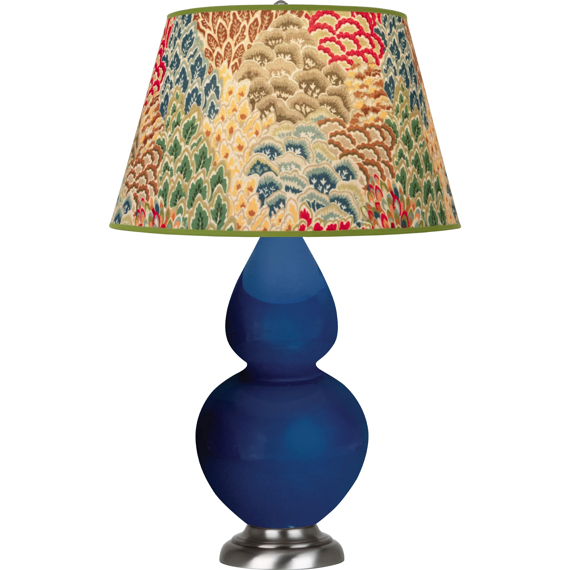 CT22F | Cobalt Double Gourd Table Lamp