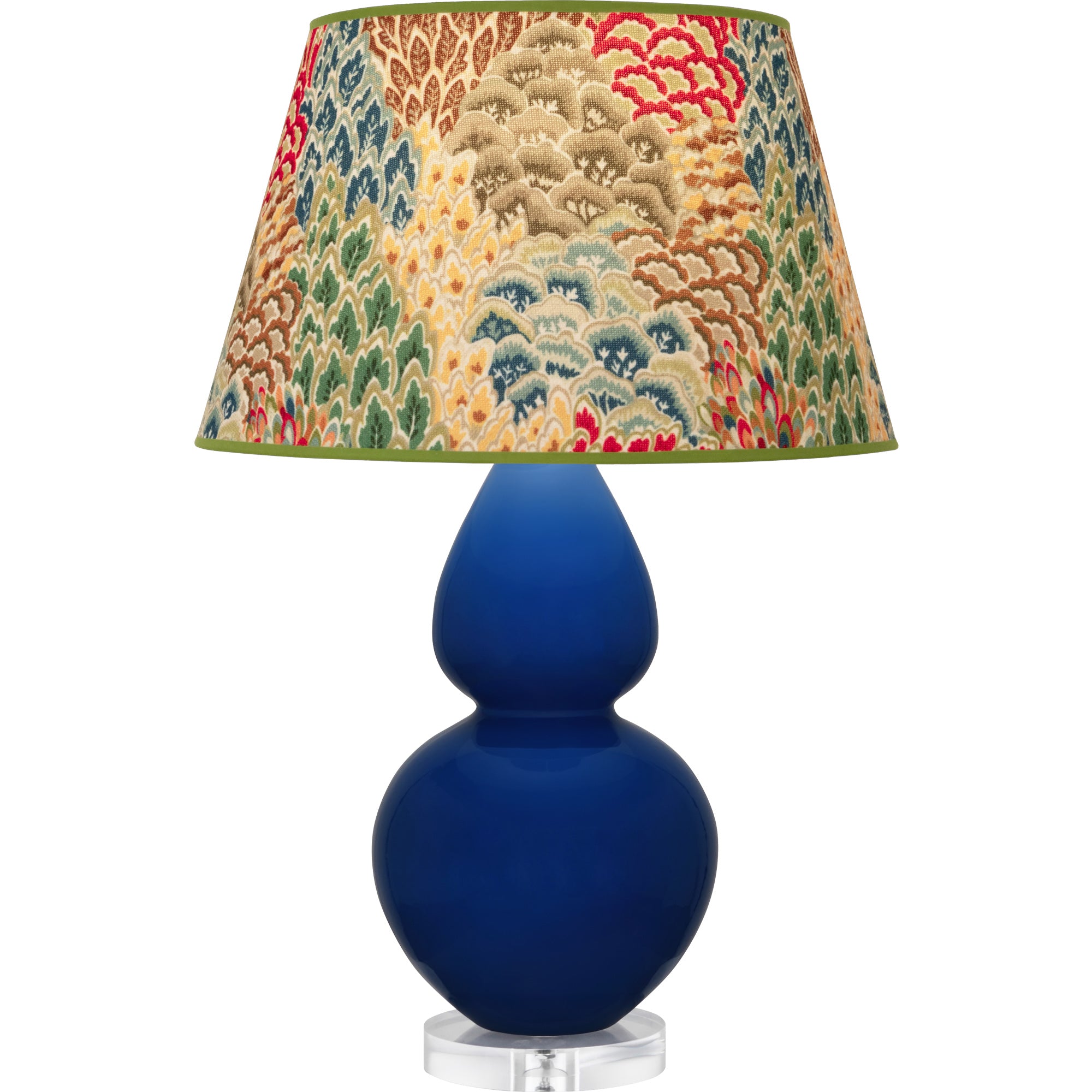 CT23F | Cobalt Double Gourd Table Lamp