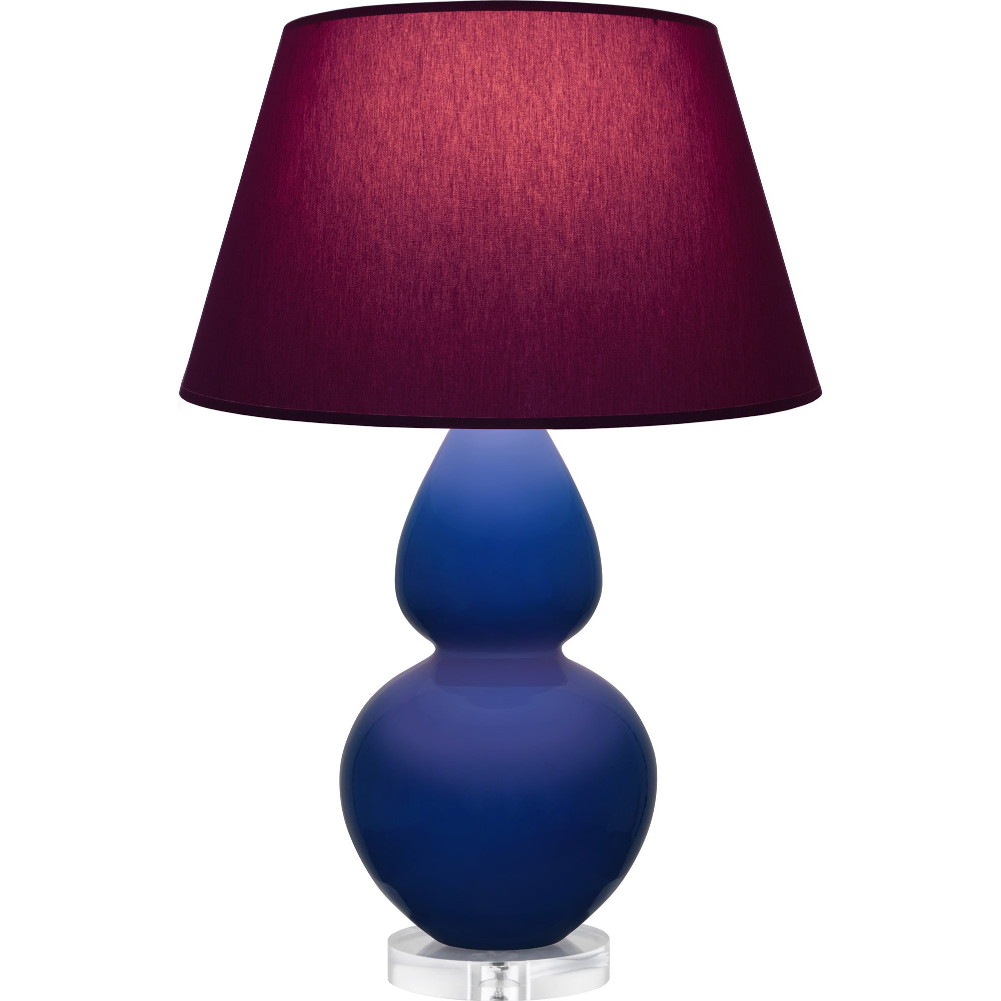 CT23P | Cobalt Double Gourd Table Lamp