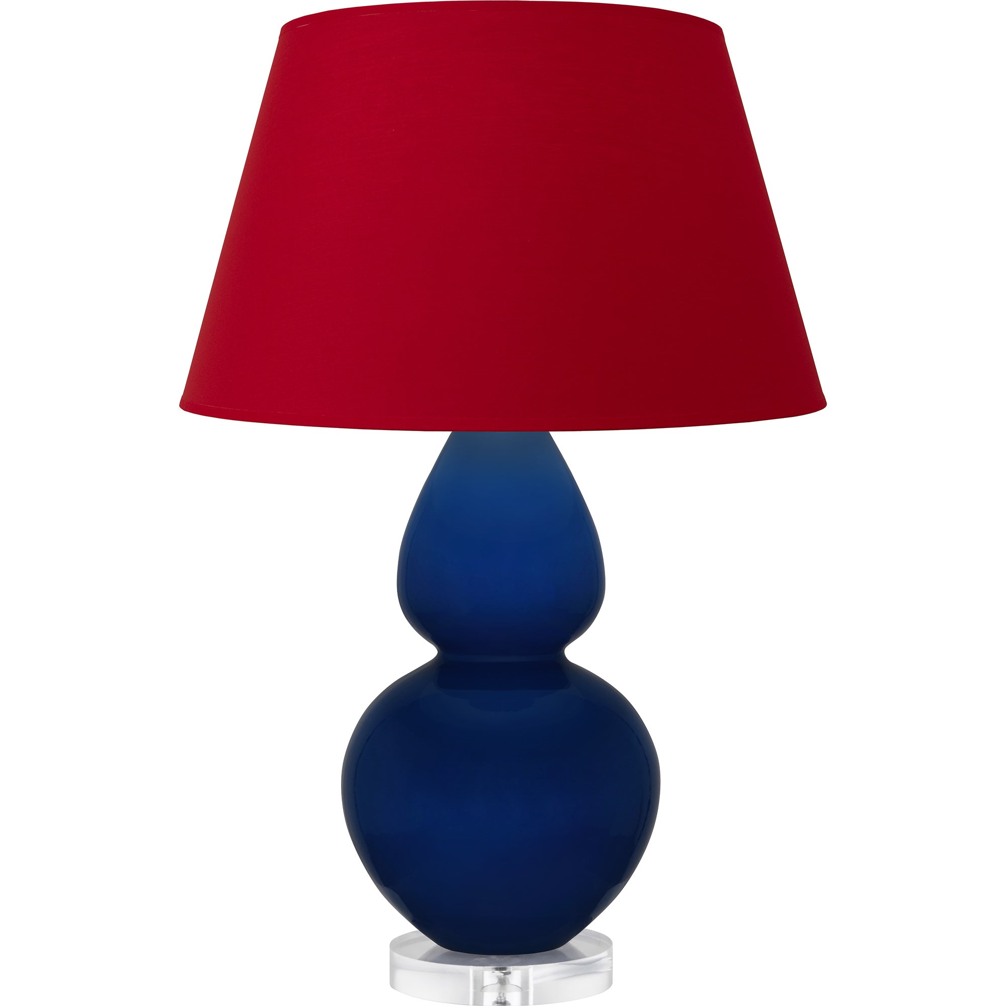 CT23R | Cobalt Double Gourd Table Lamp