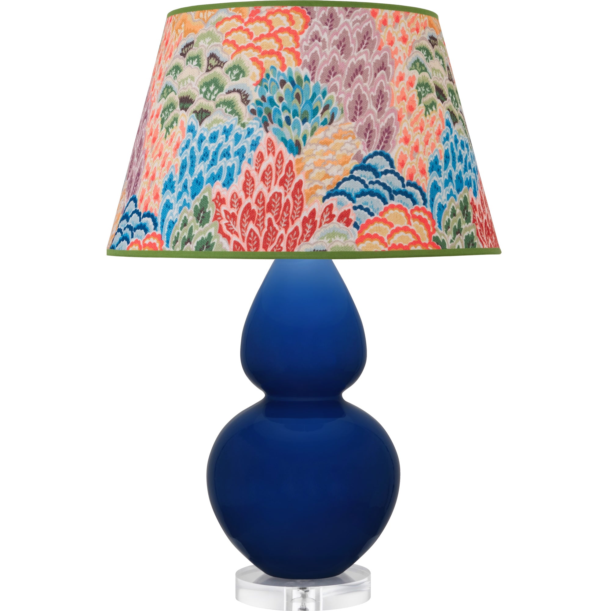 CT23S | Cobalt Double Gourd Table Lamp