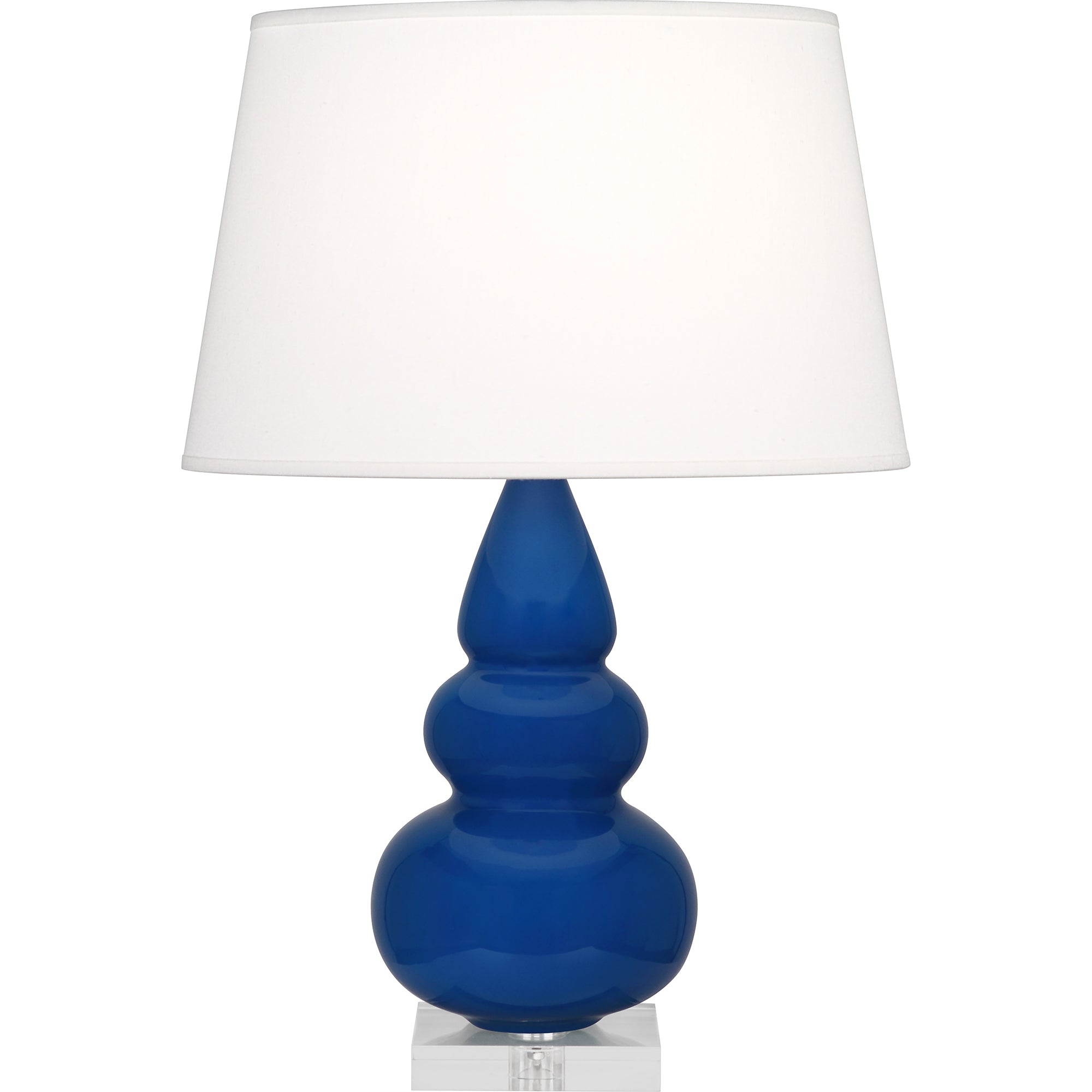 CT33X | Cobalt Small Triple Gourd Accent Lamp