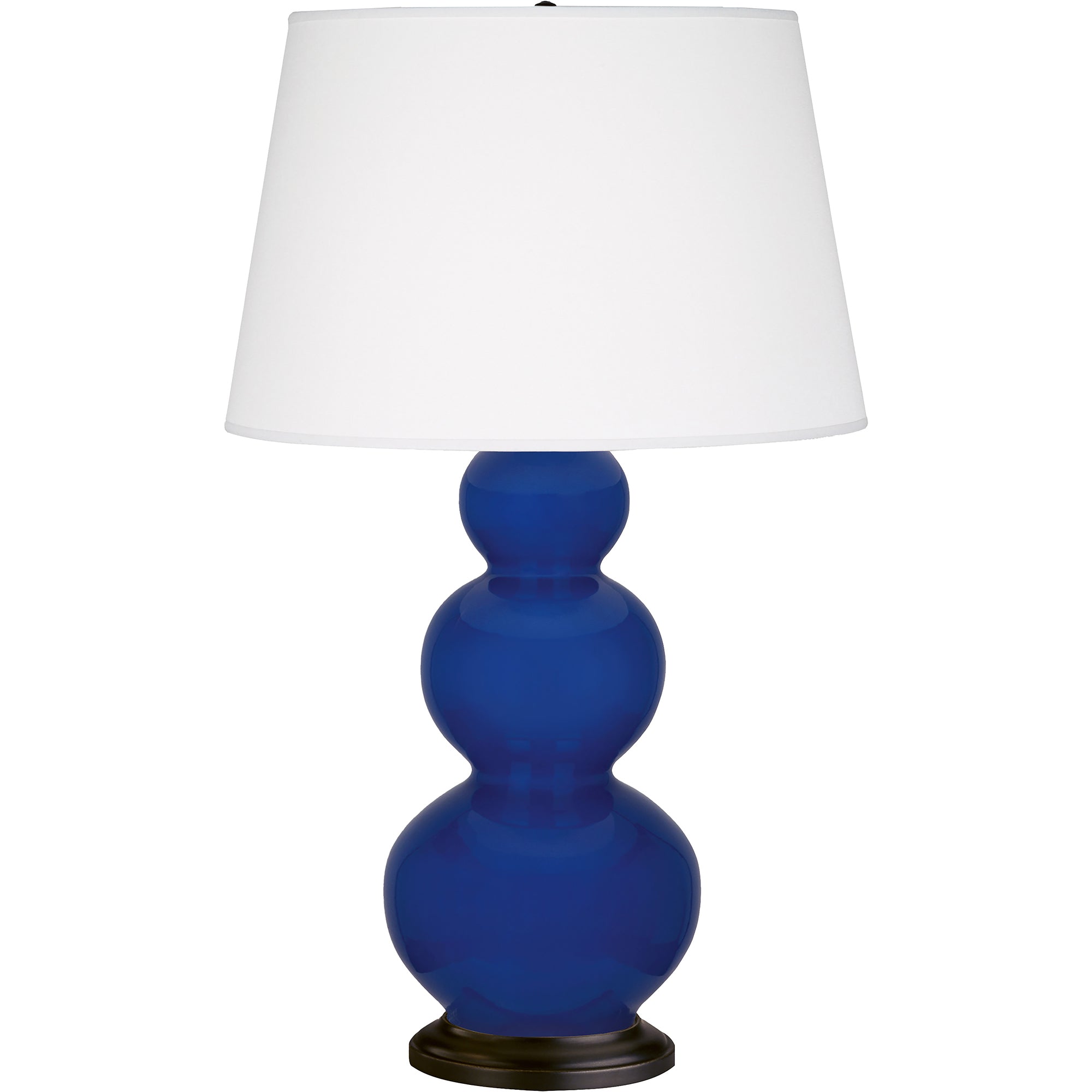 CT41X | Cobalt Triple Gourd Table Lamp