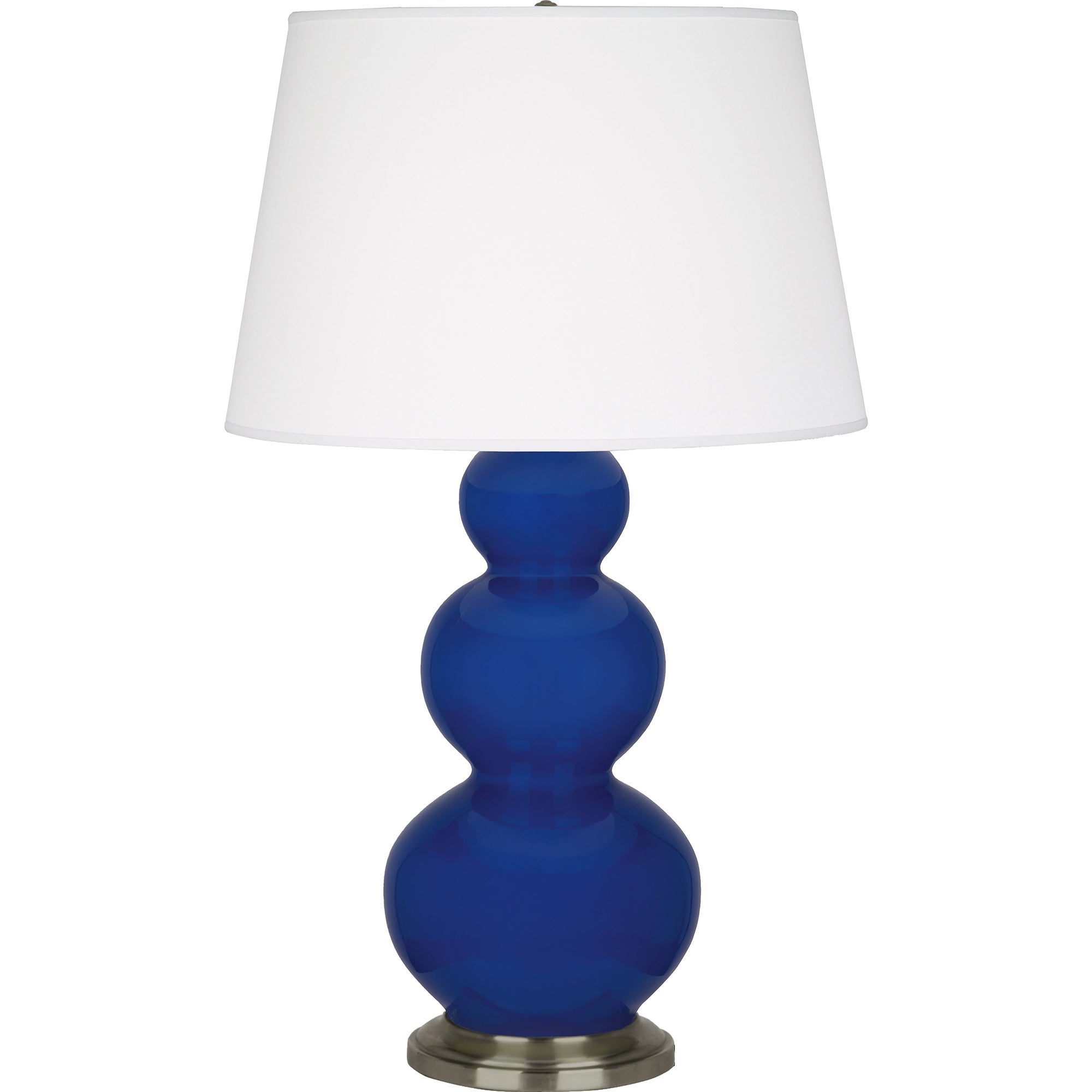 CT42X | Cobalt Triple Gourd Table Lamp