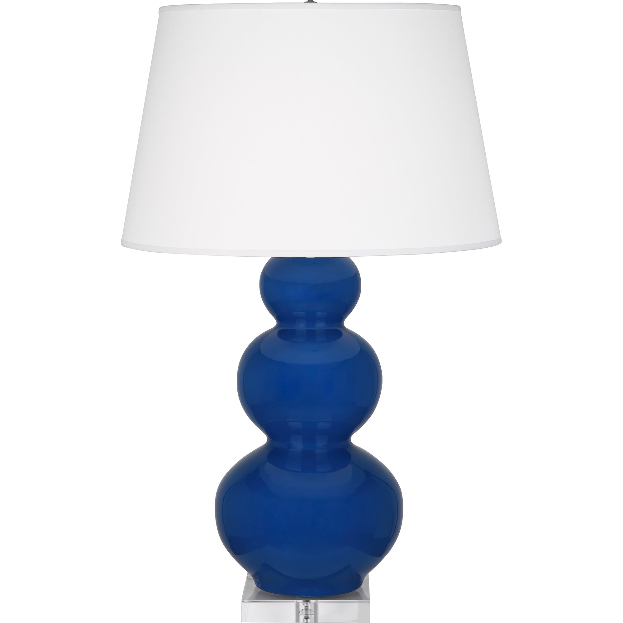 CT43X | Cobalt Triple Gourd Table Lamp