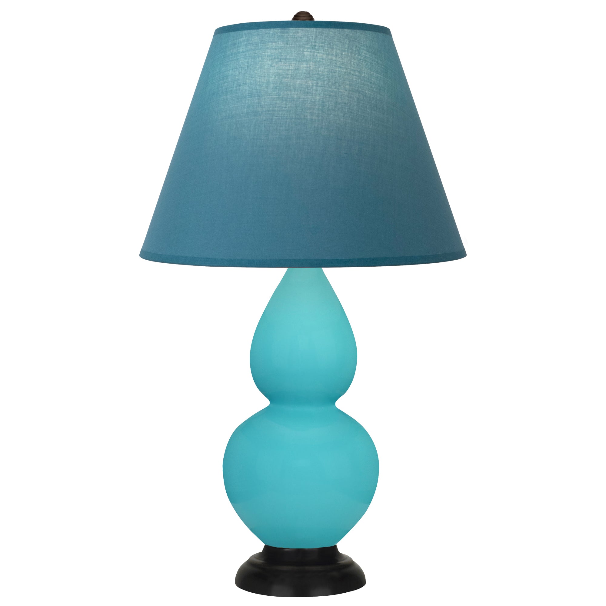 EB11B | Egg Blue Small Double Gourd Accent Lamp