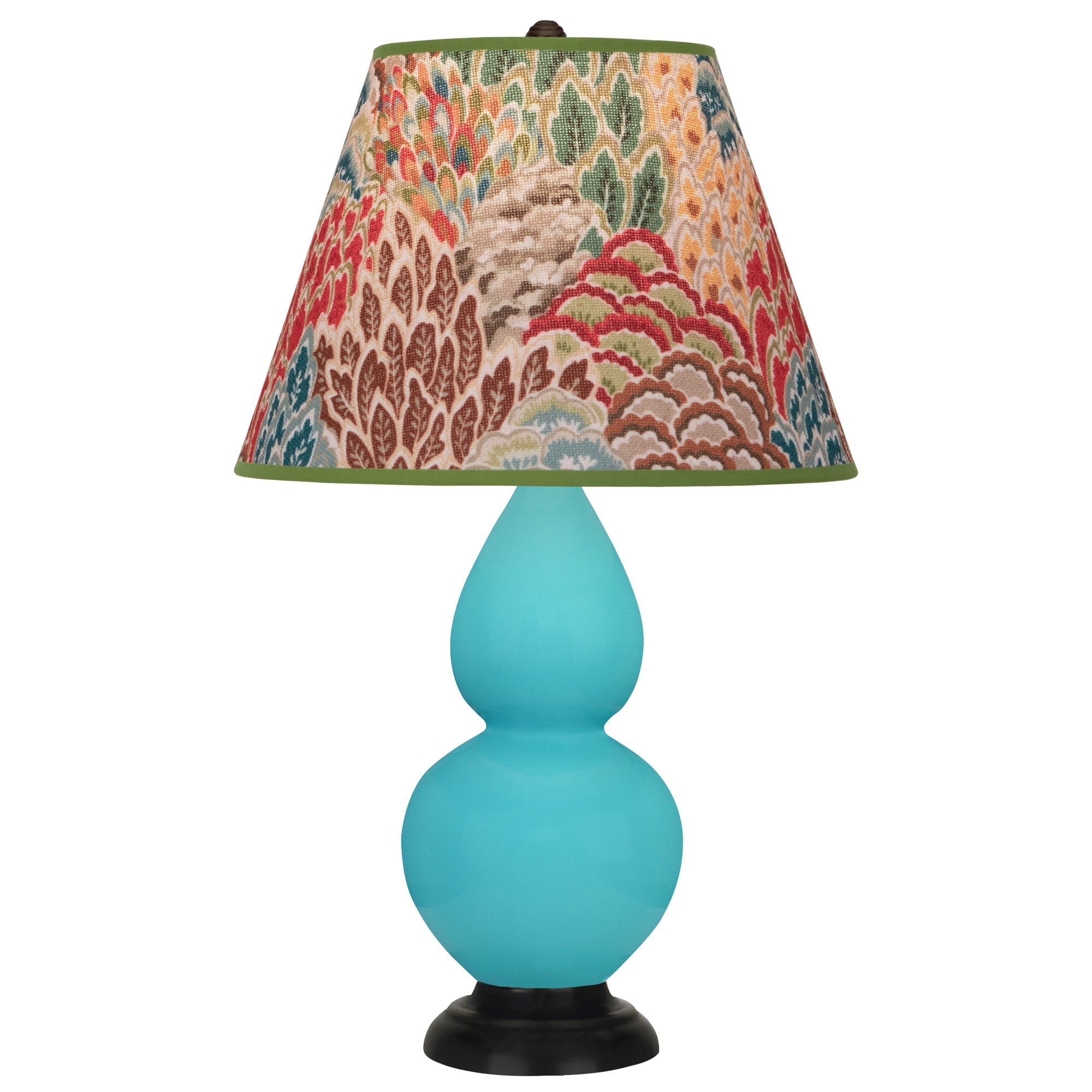 EB11F | Egg Blue Small Double Gourd Accent Lamp