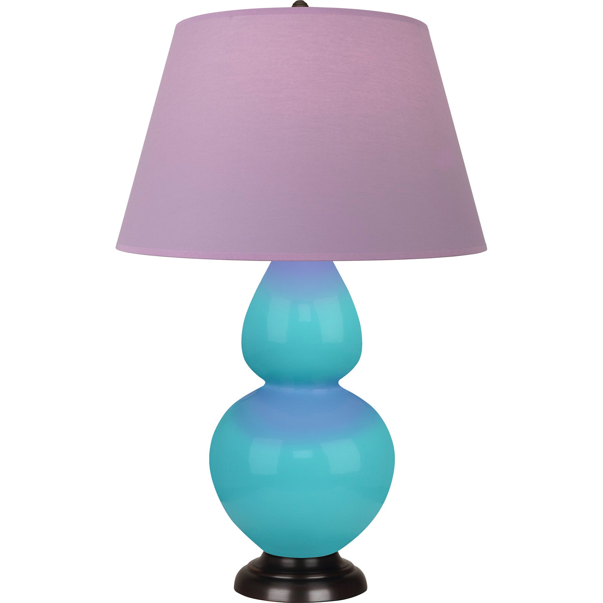 EB21L | Egg Blue Double Gourd Table Lamp