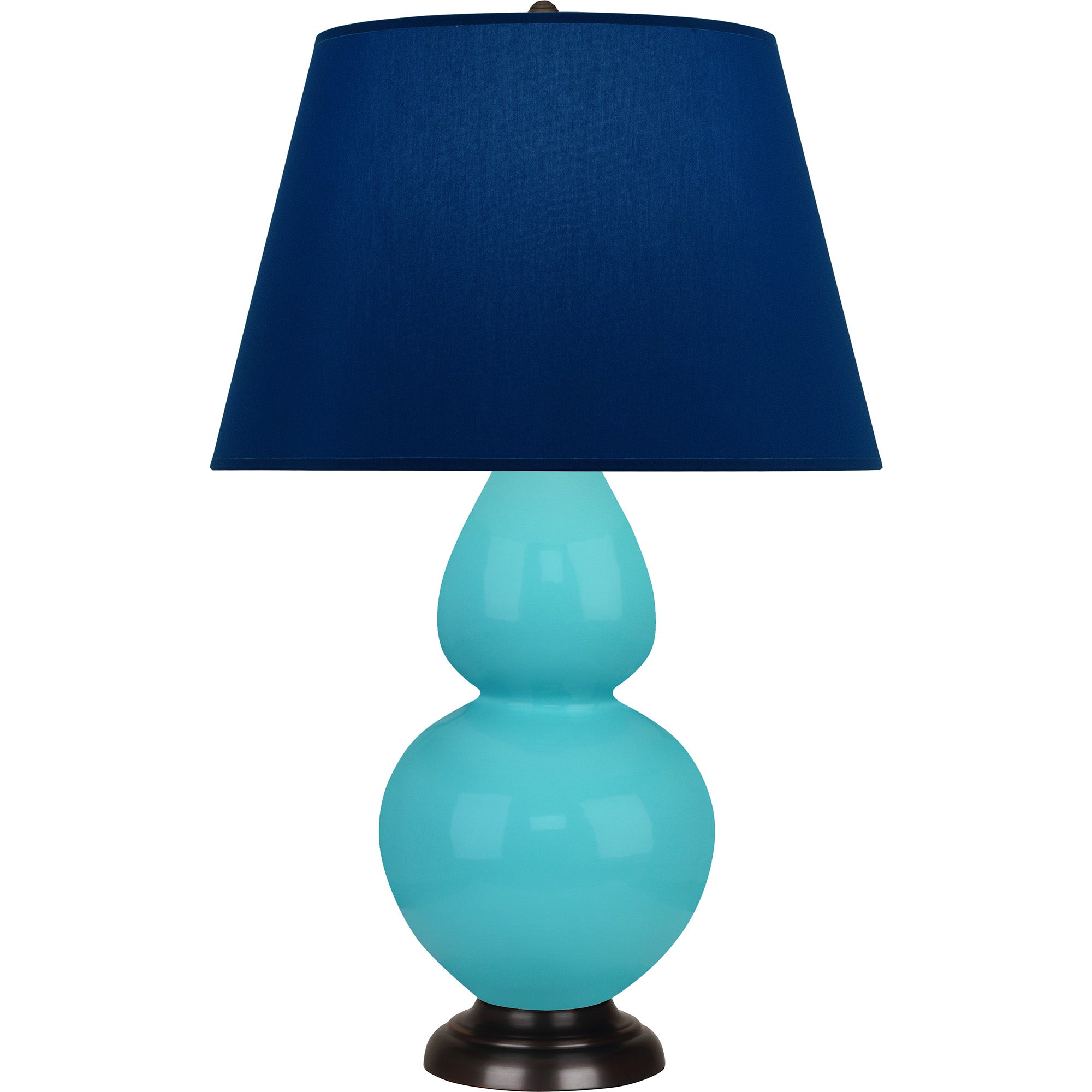 EB21N | Egg Blue Double Gourd Table Lamp