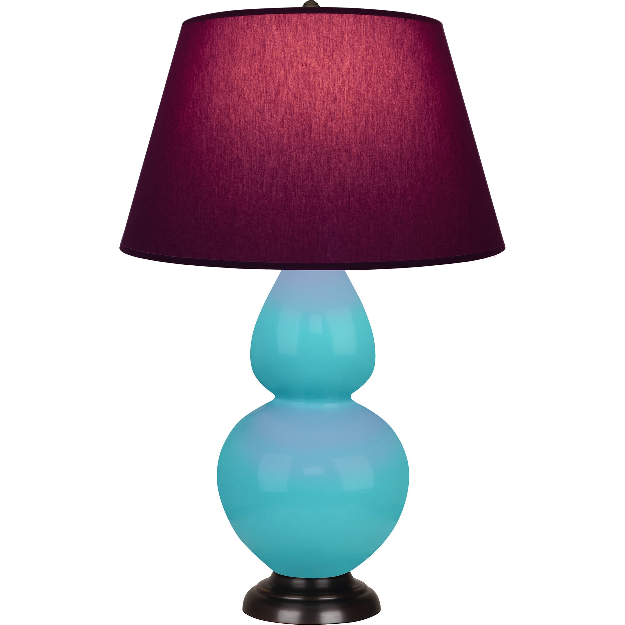 EB21P | Egg Blue Double Gourd Table Lamp