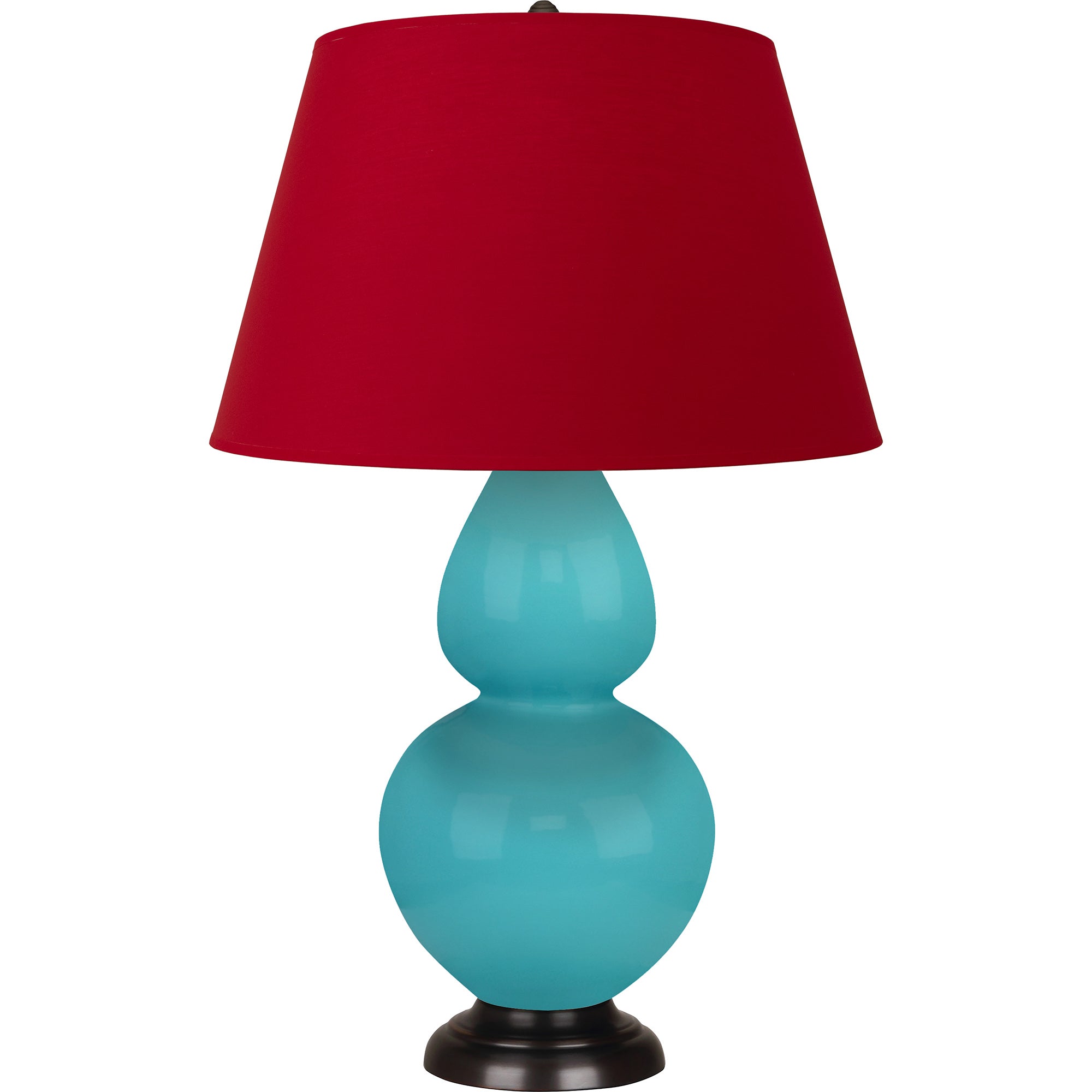 EB21R | Egg Blue Double Gourd Table Lamp