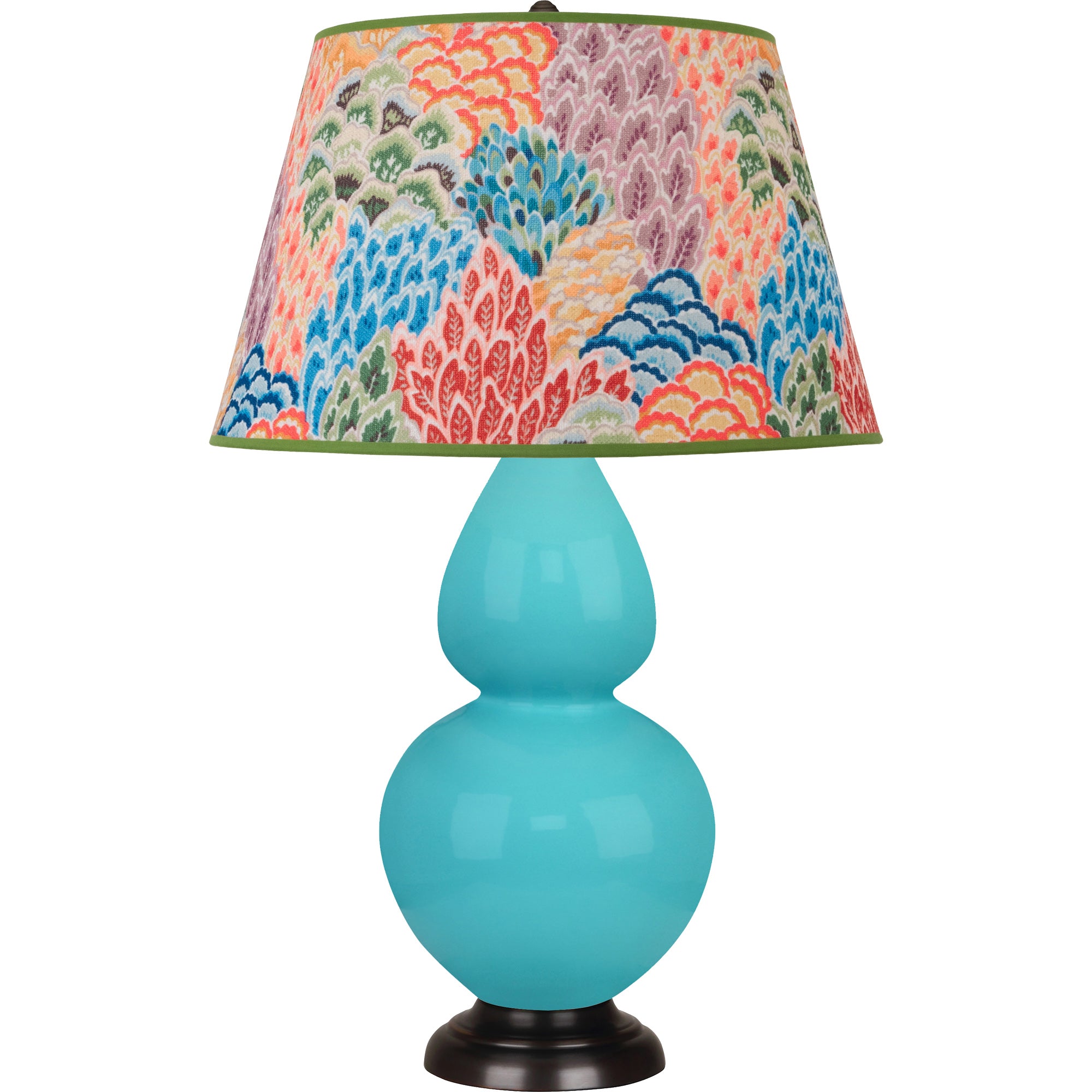 EB21S | Egg Blue Double Gourd Table Lamp