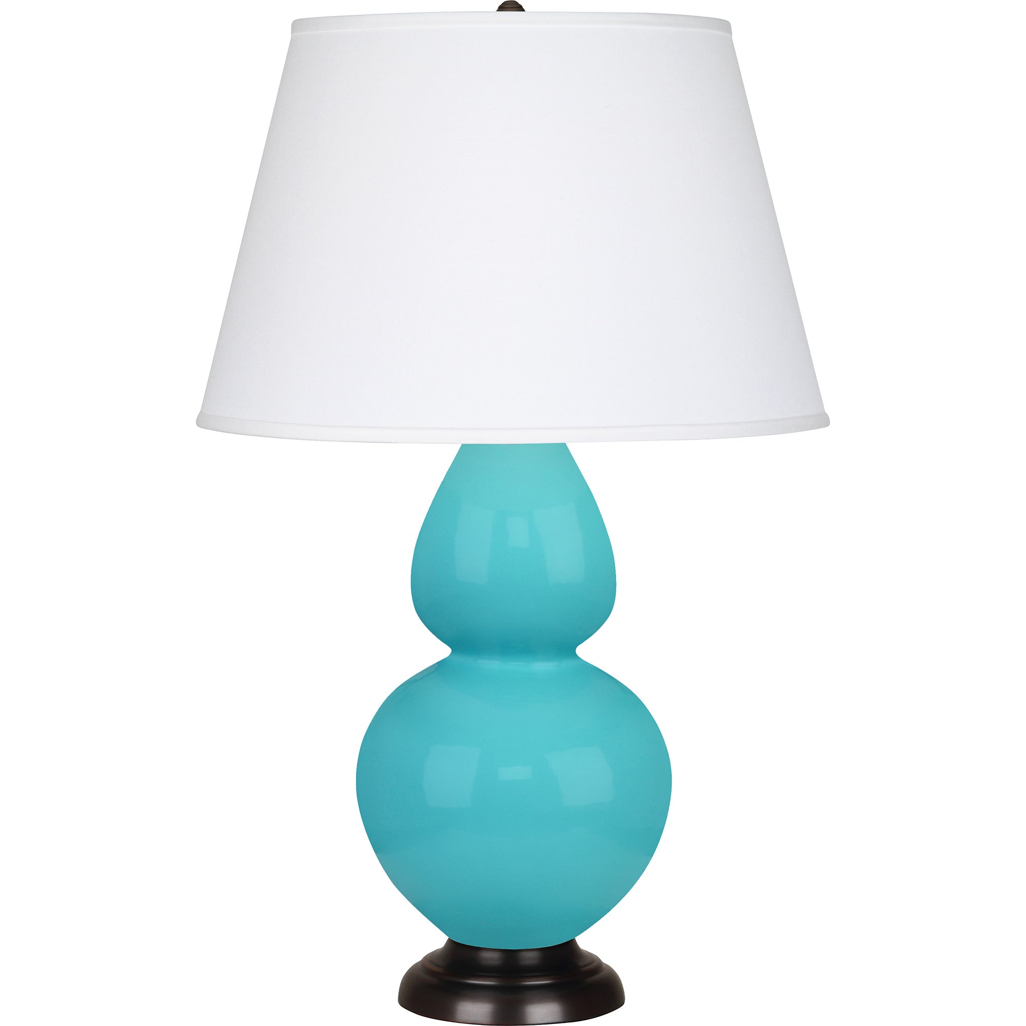 EB21X | Egg Blue Double Gourd Table Lamp