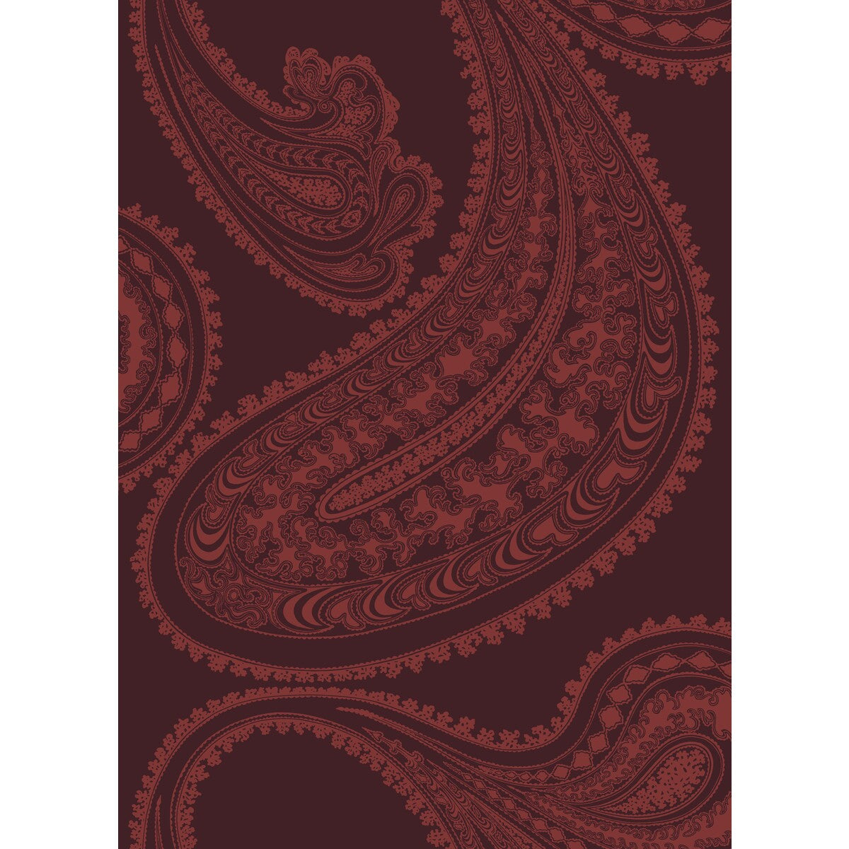Rajapur Fabric Print-Rse On Drk Crim