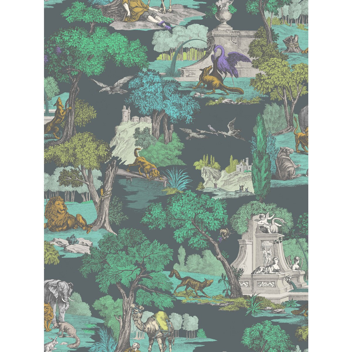 Versailles Grand Print-Viridian