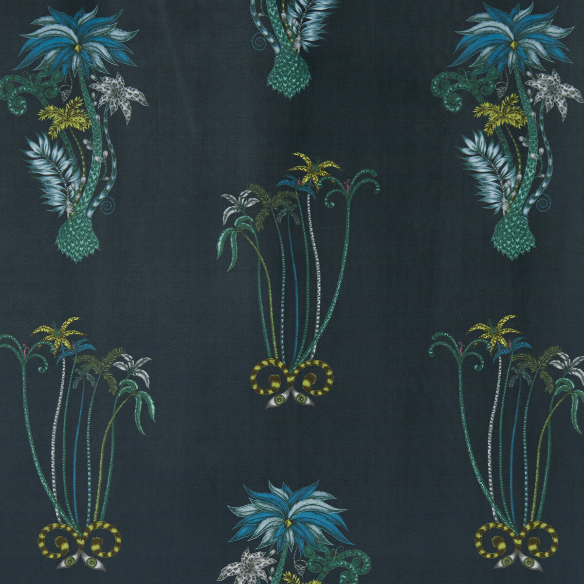 Jungle Velvet-Navy