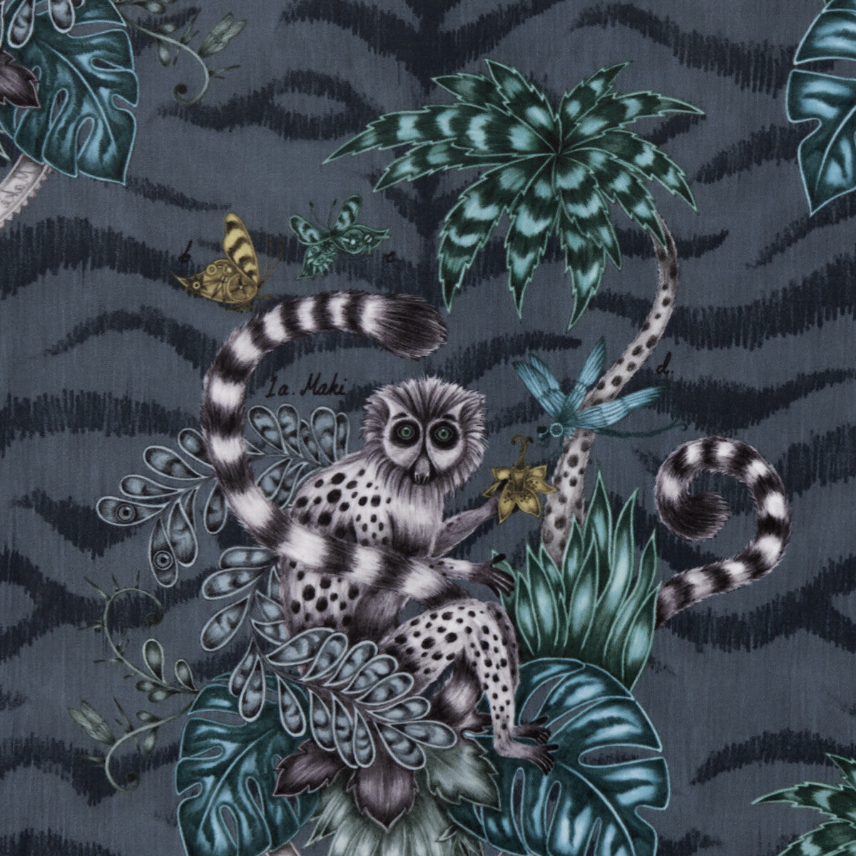 Lemur Velvet-Navy