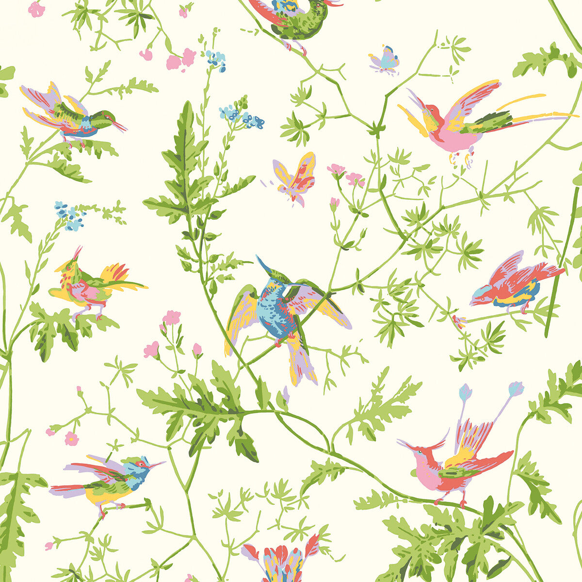 Hummingbirds Silk-Pearl