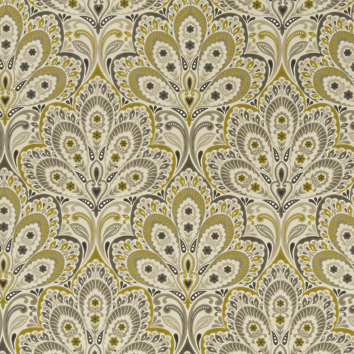 Persia-Charcoal/Ochre