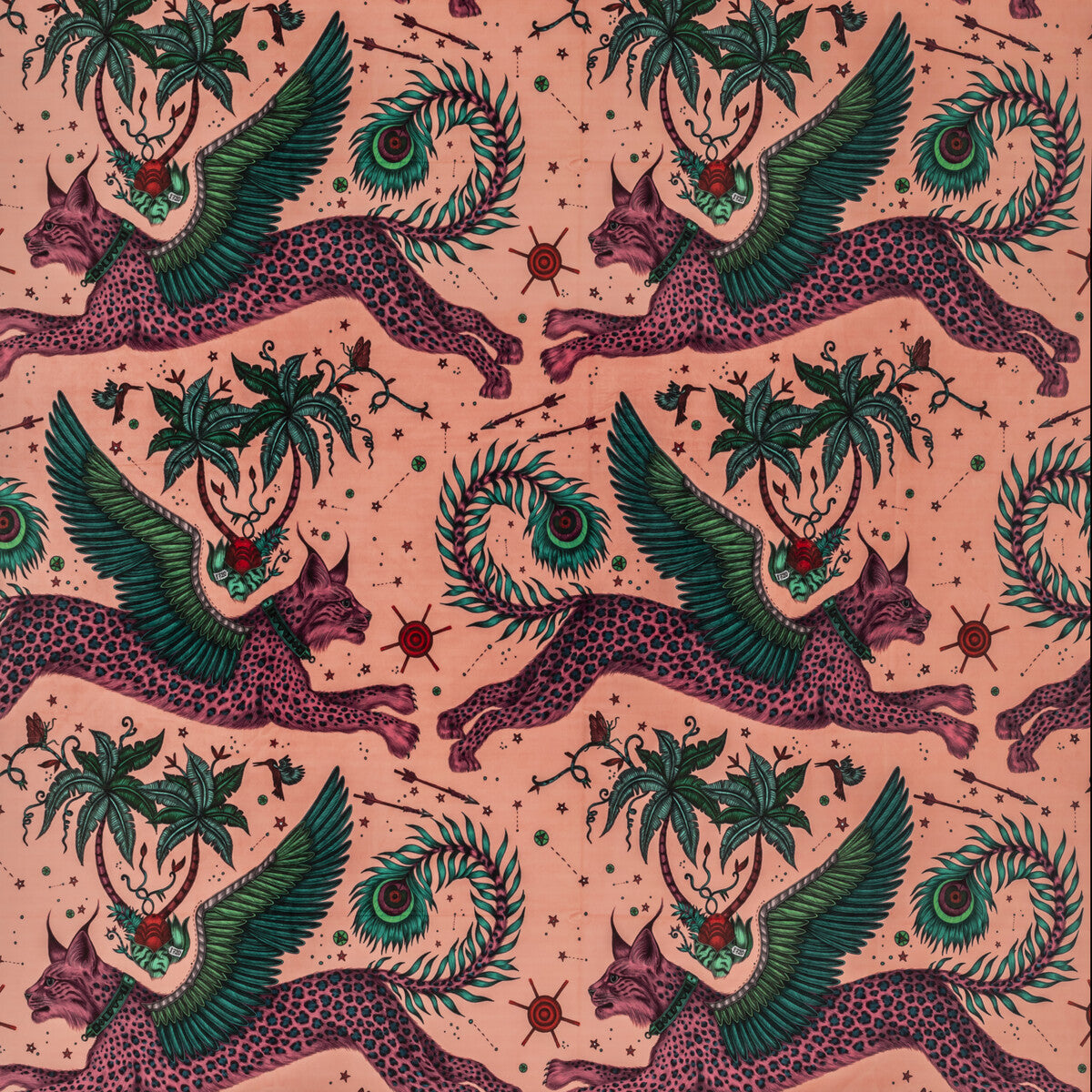 Lynx Velvet-Coral