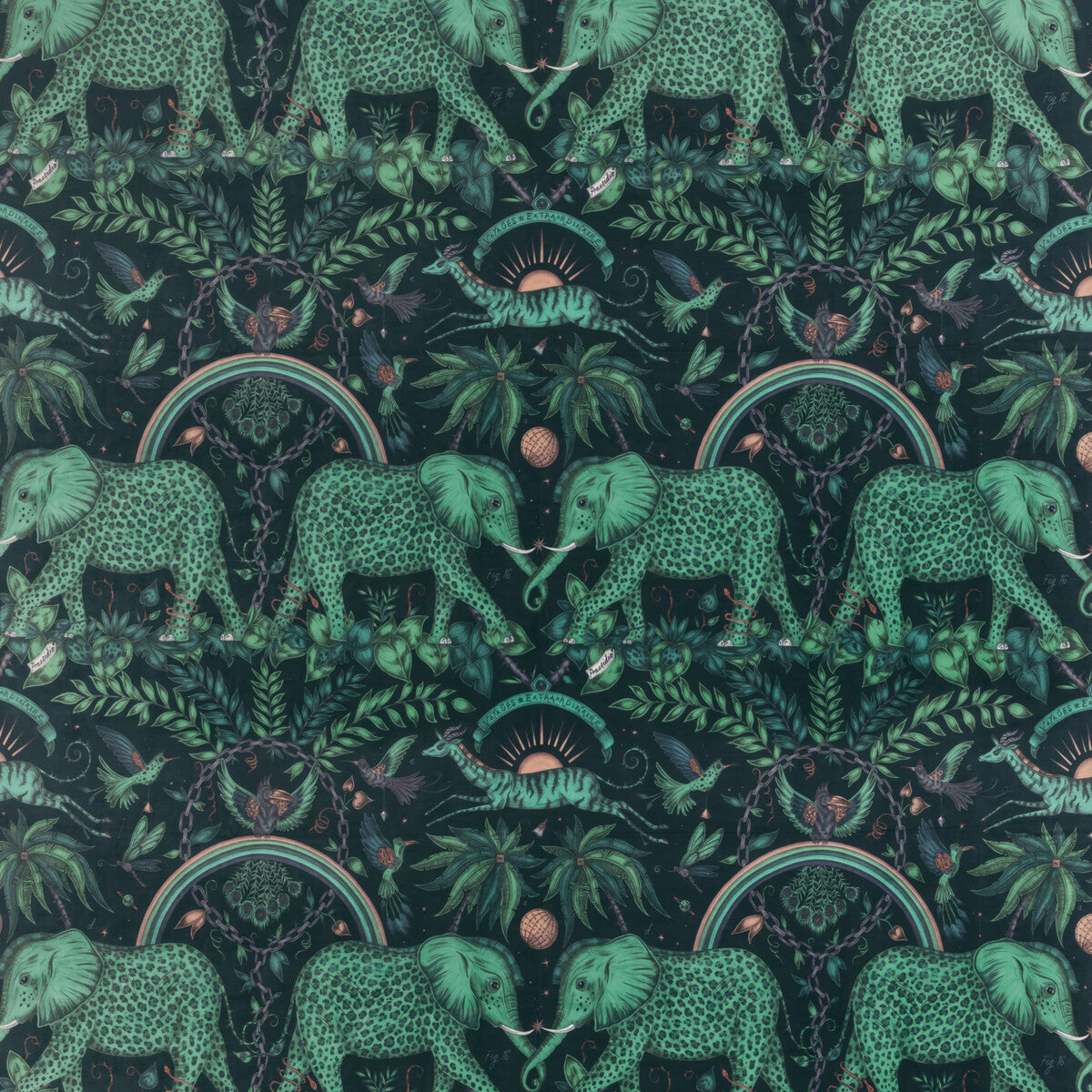 Zambezi Velvet-Teal