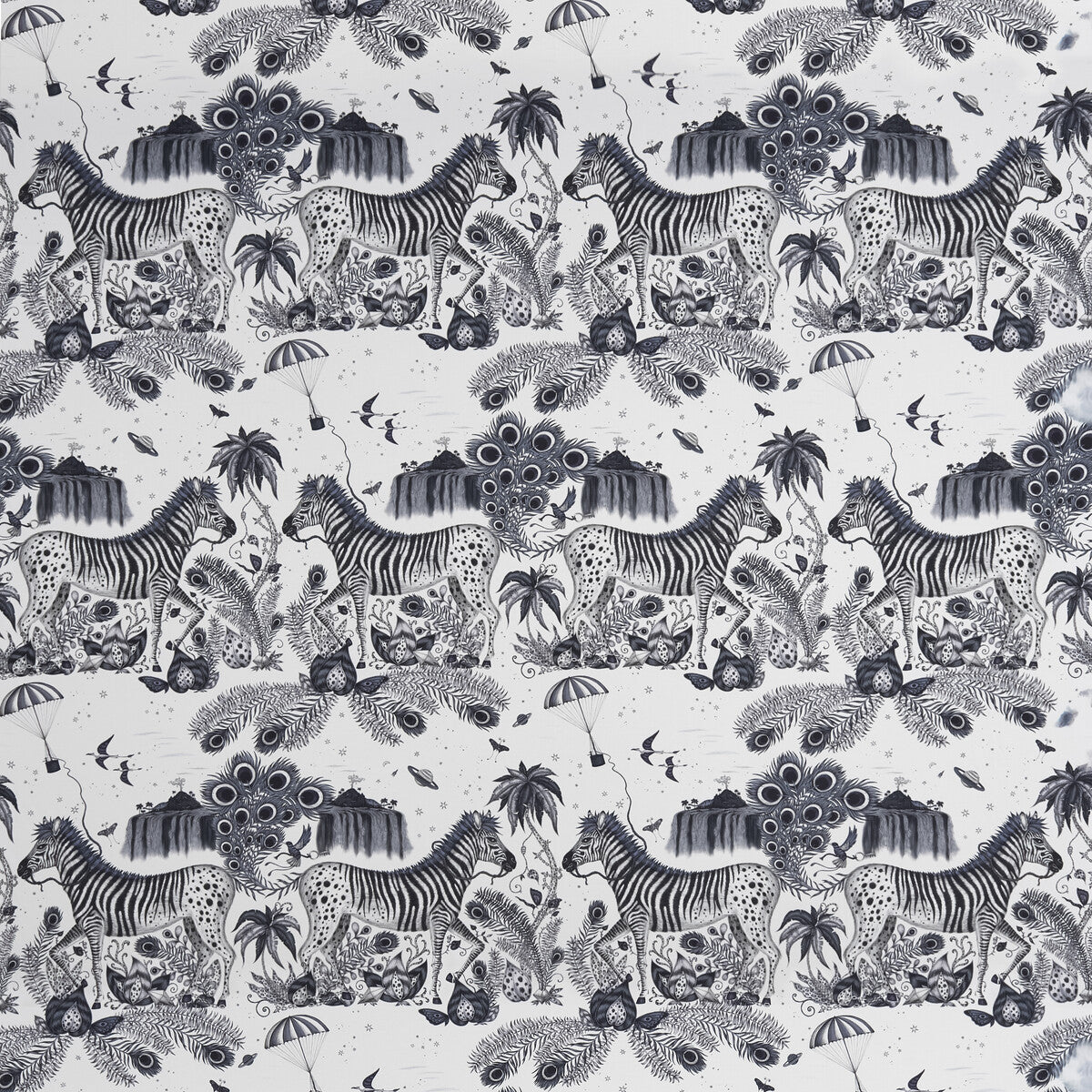 Lost World Satin-Blue