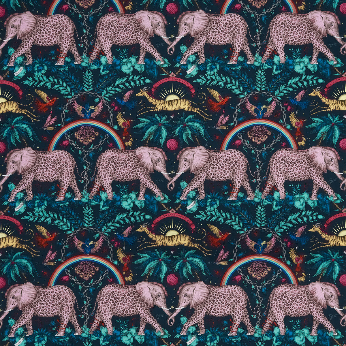Zambezi Satin-Navy
