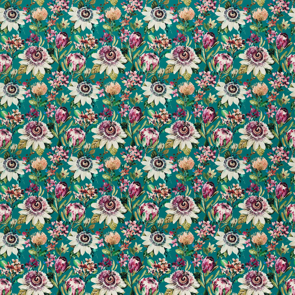 Paradise-Teal Velvet