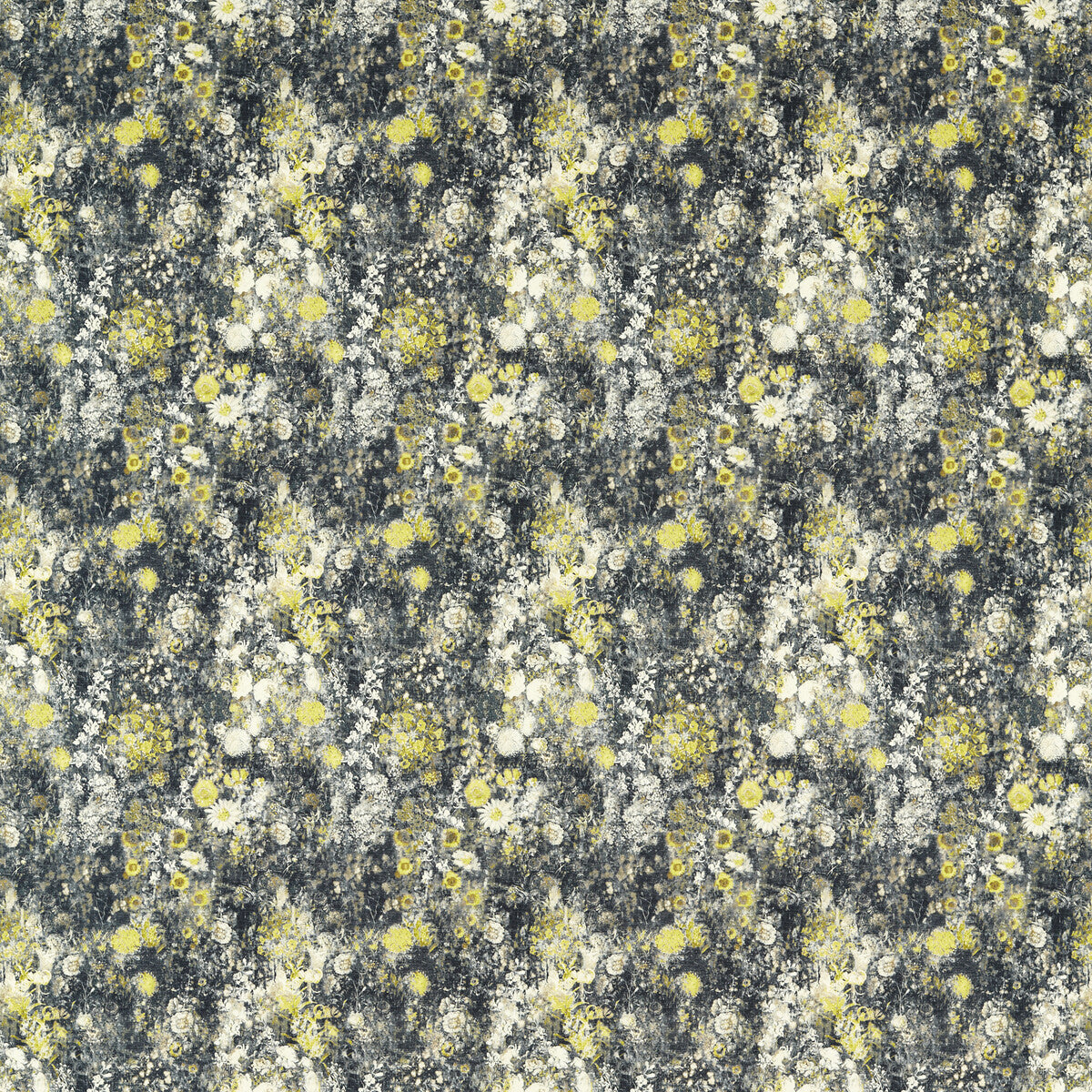 Rosedene-Charcoal/Chartreuse