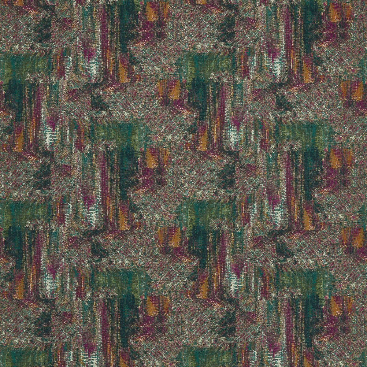 Hillcrest Velvet-Forest/Raspberry
