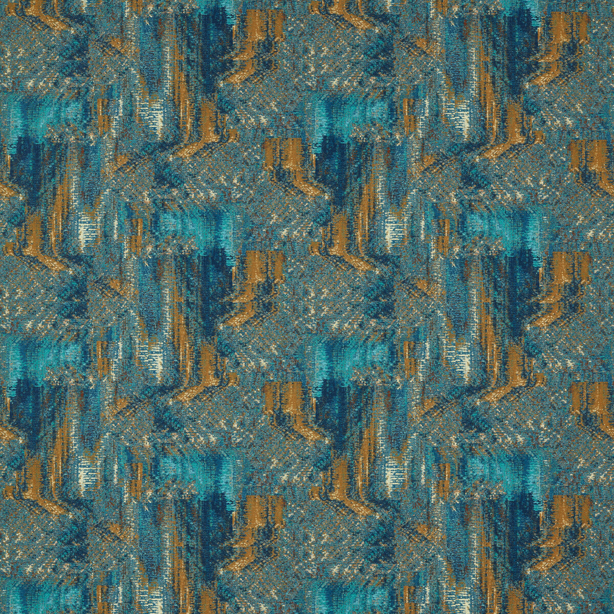 Hillcrest Velvet-Teal/Spice