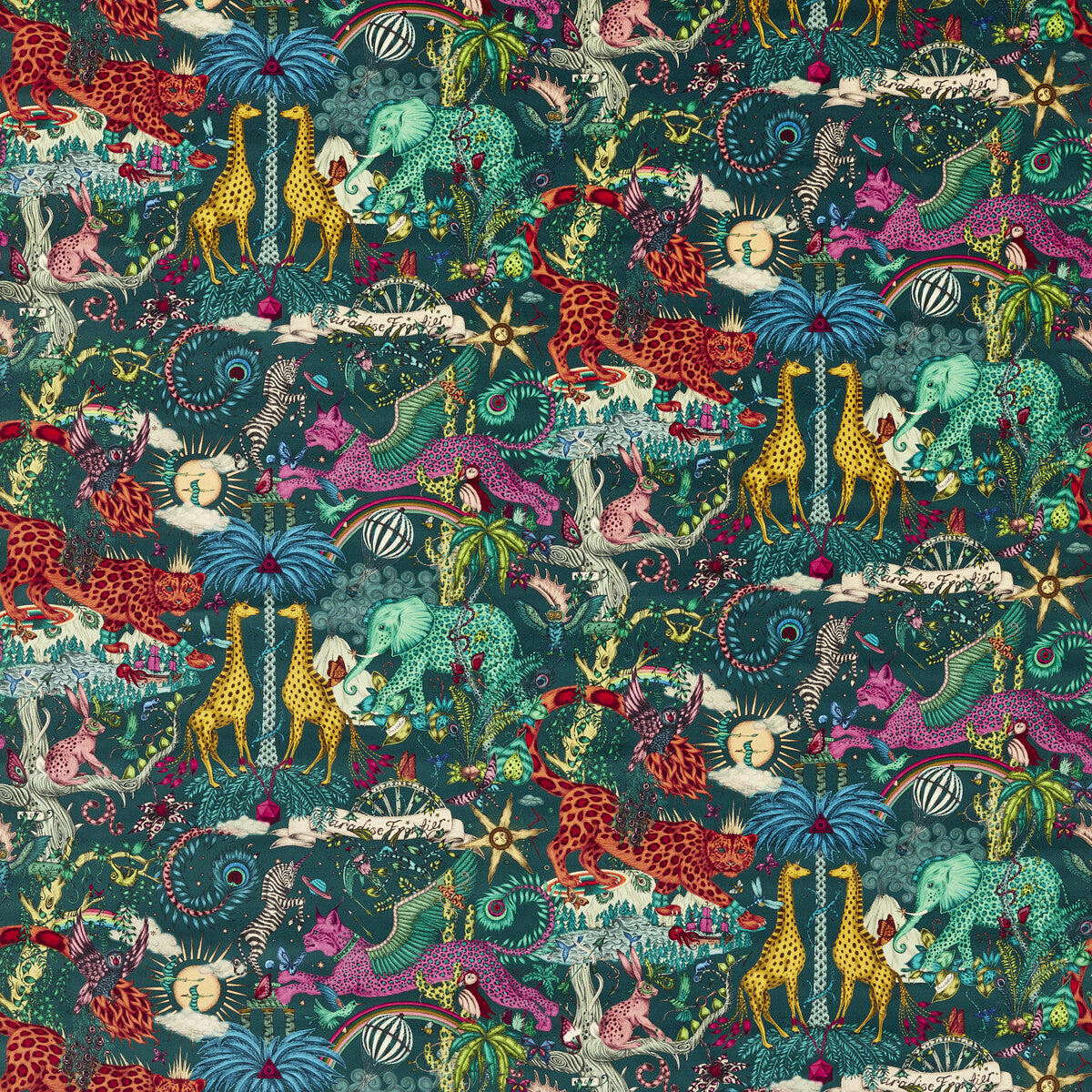 Paradise Lost Velvet-Teal