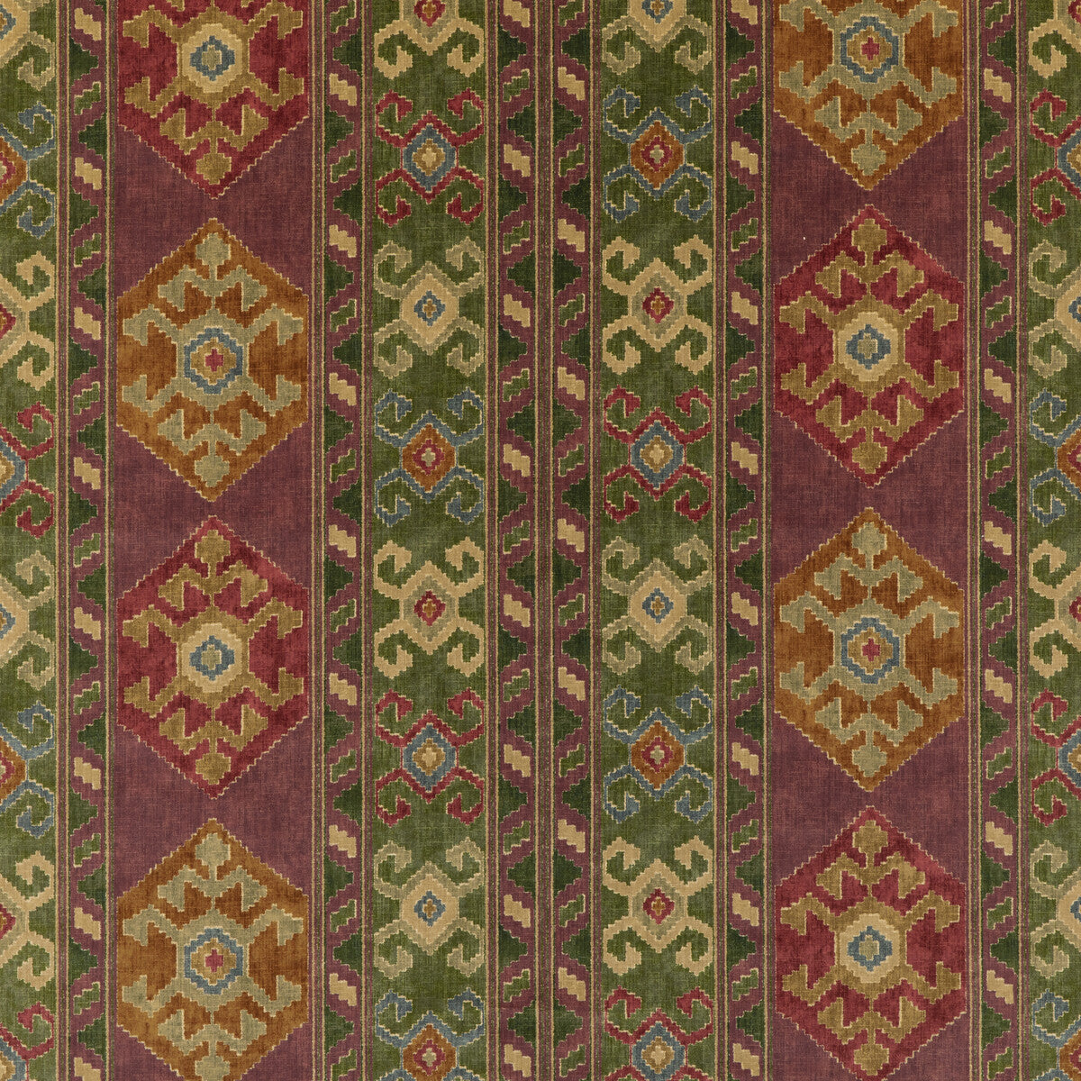 Nomad Velvet-Plum/Green