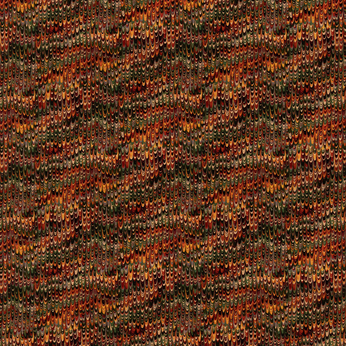 End Paper Velvet-Red/Green