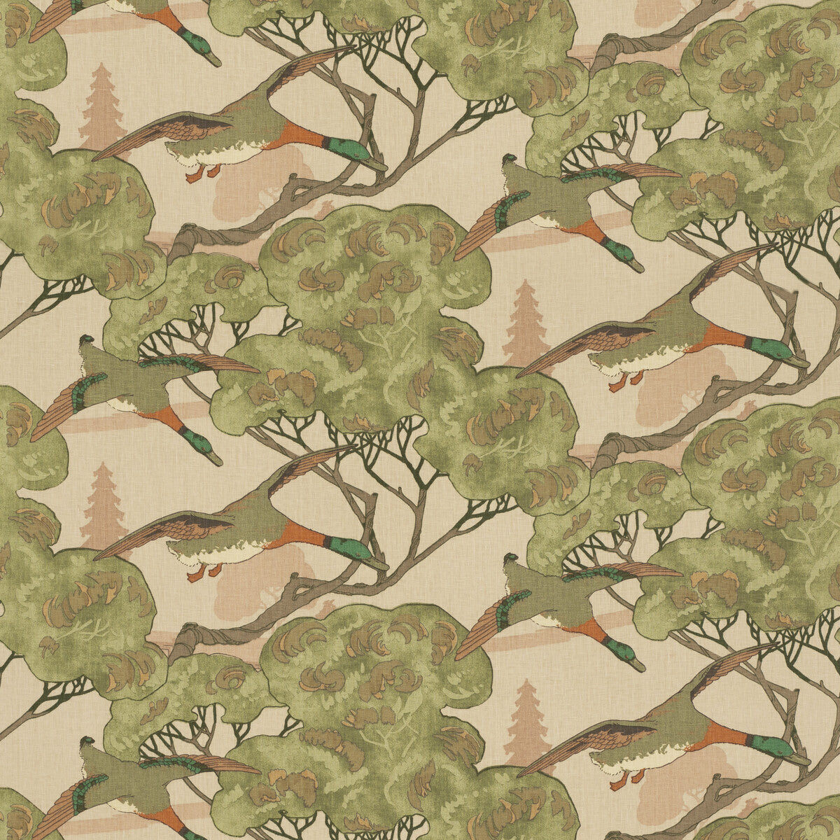 Flying Ducks-Plaster