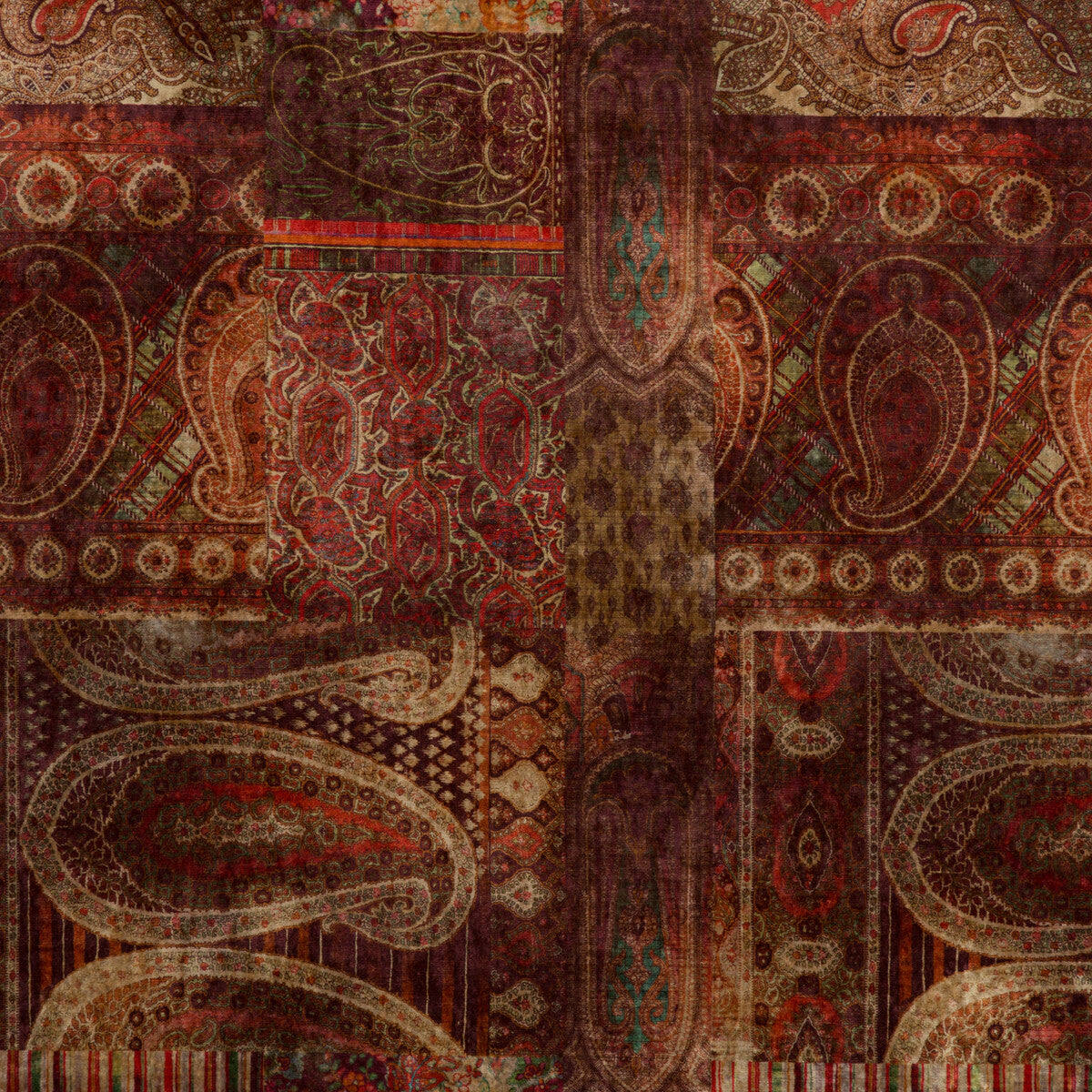 Lomond Velvet-Red/Plum
